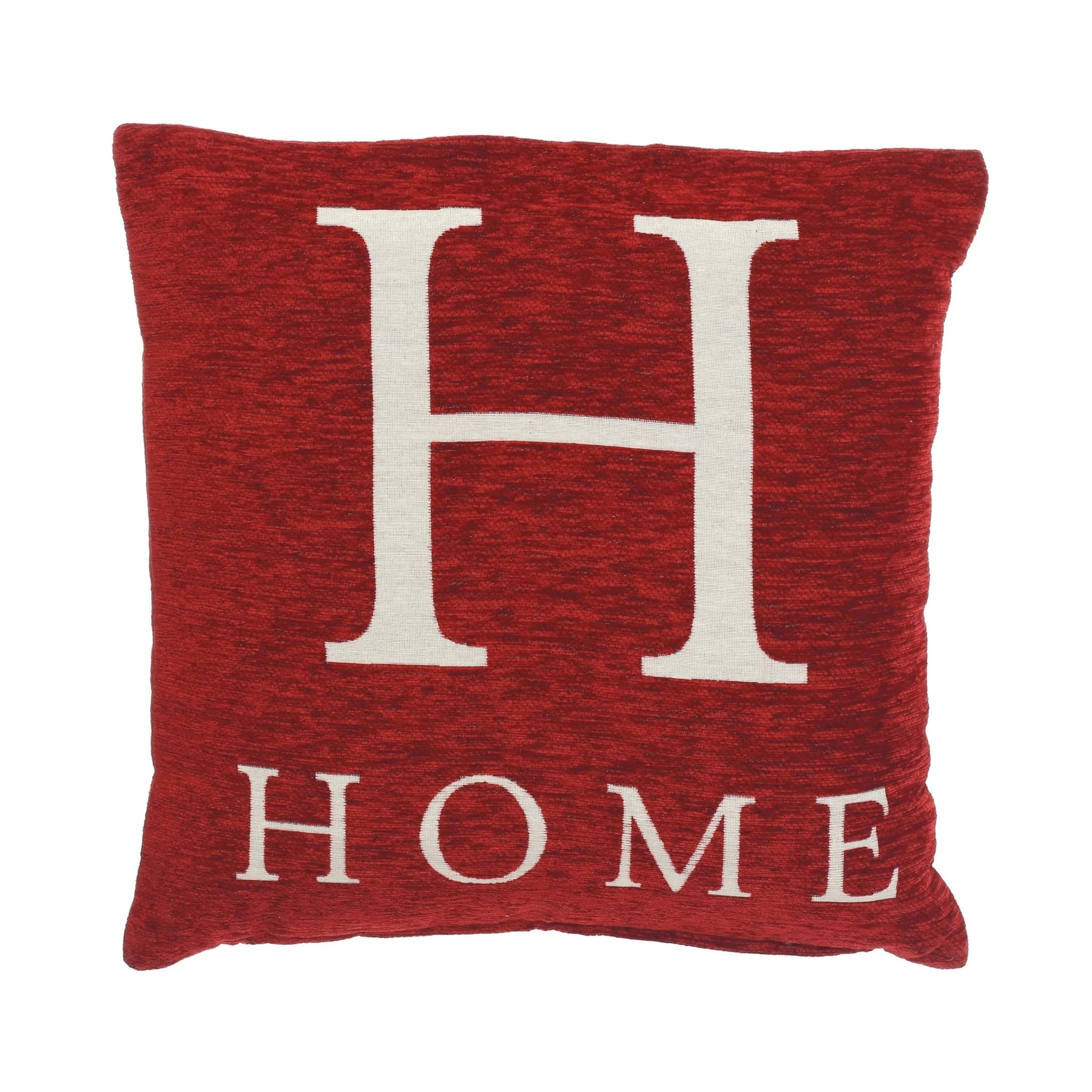 Words 'Home' Red Cushion - Decorative, photo 2 of 2