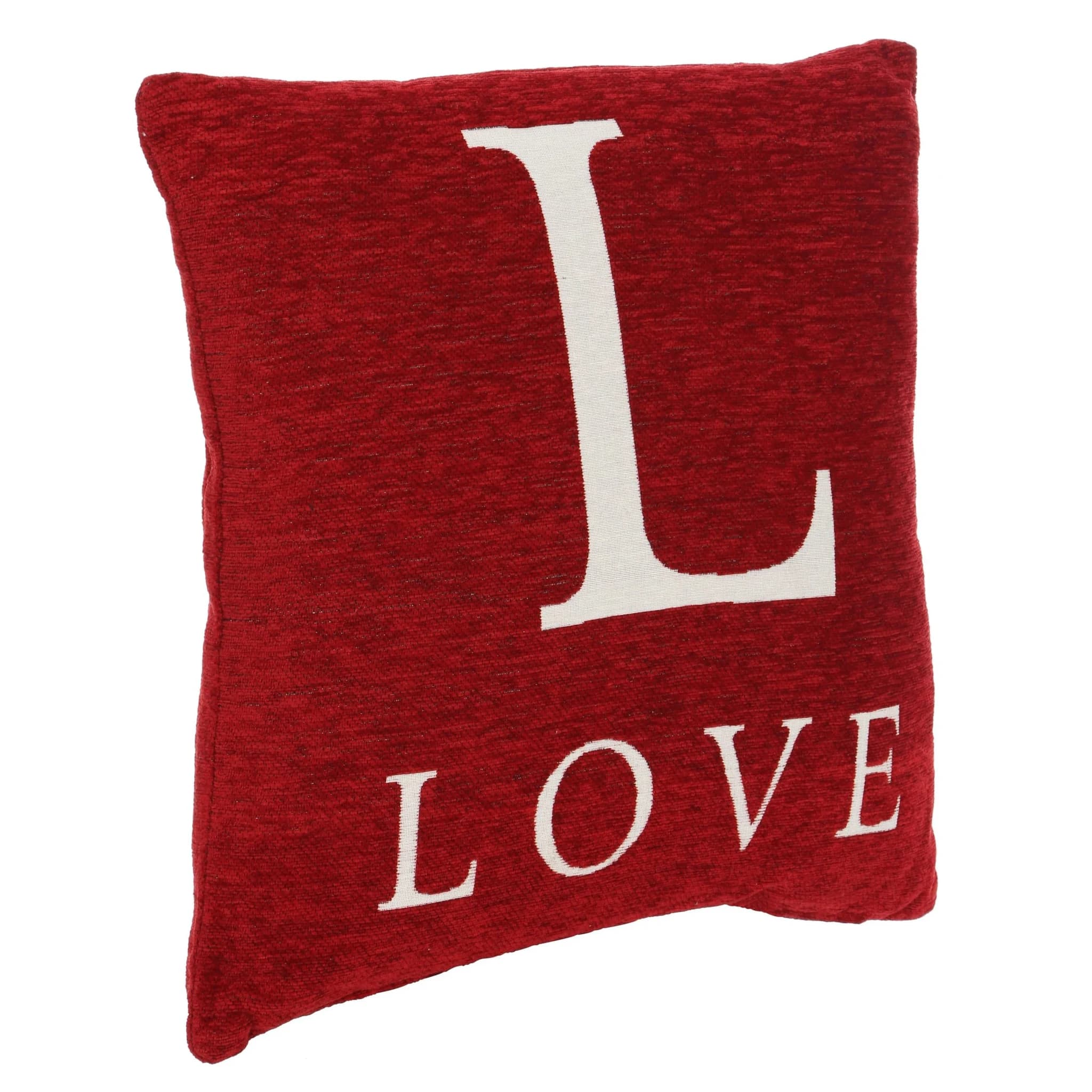 Words 'Love' Red Cushion - Decorative, photo 2 of 3