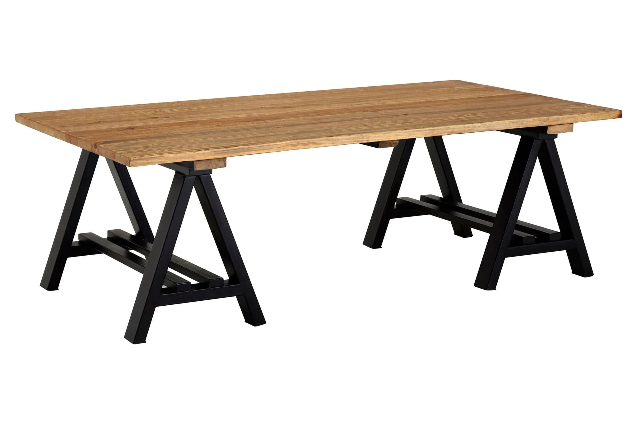 Hampstead Pine Wood And Iron Coffee Table - Tables, photo 3 of 5