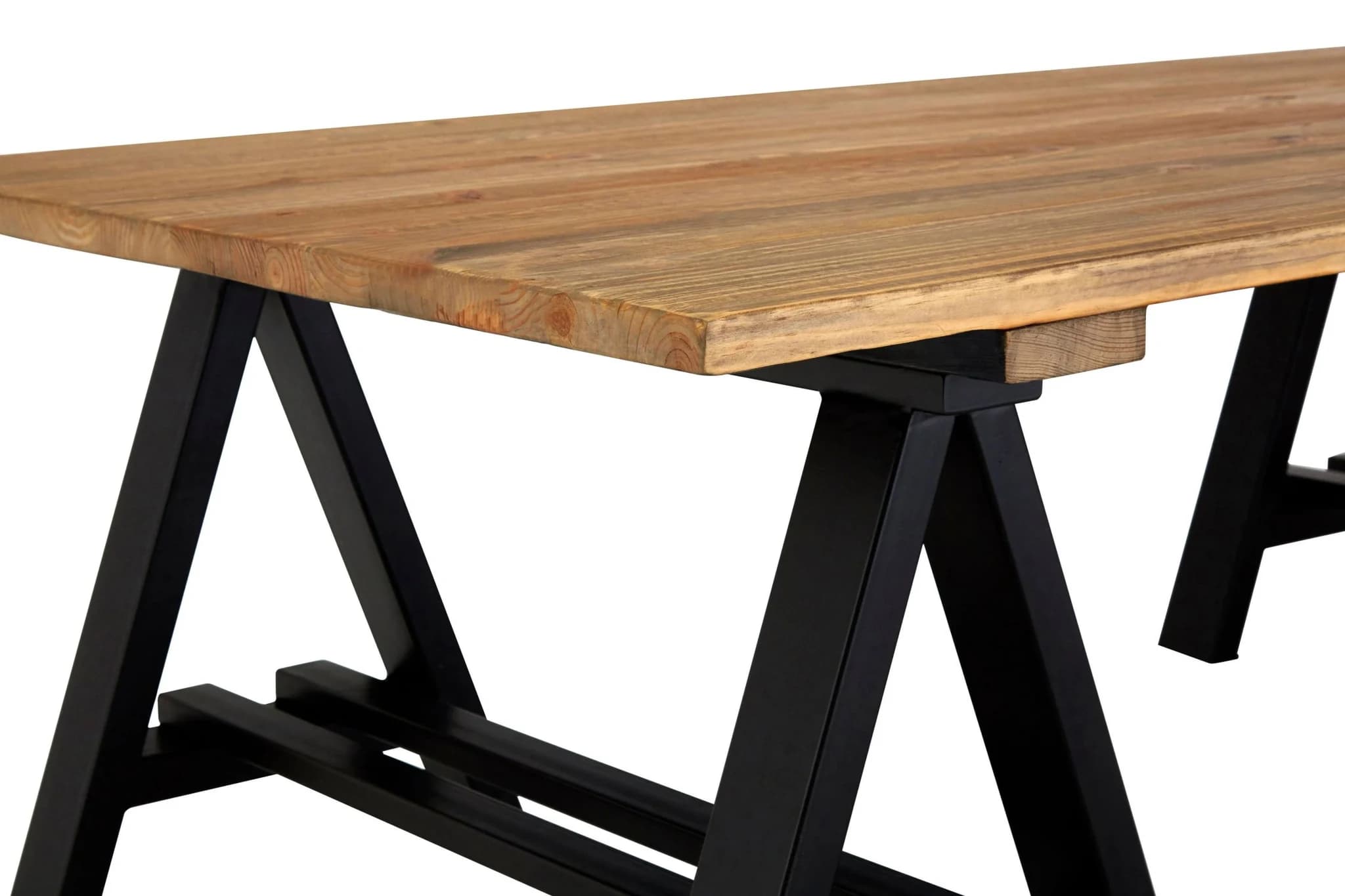 Hampstead Pine Wood And Iron Coffee Table - Tables, photo 5 of 5