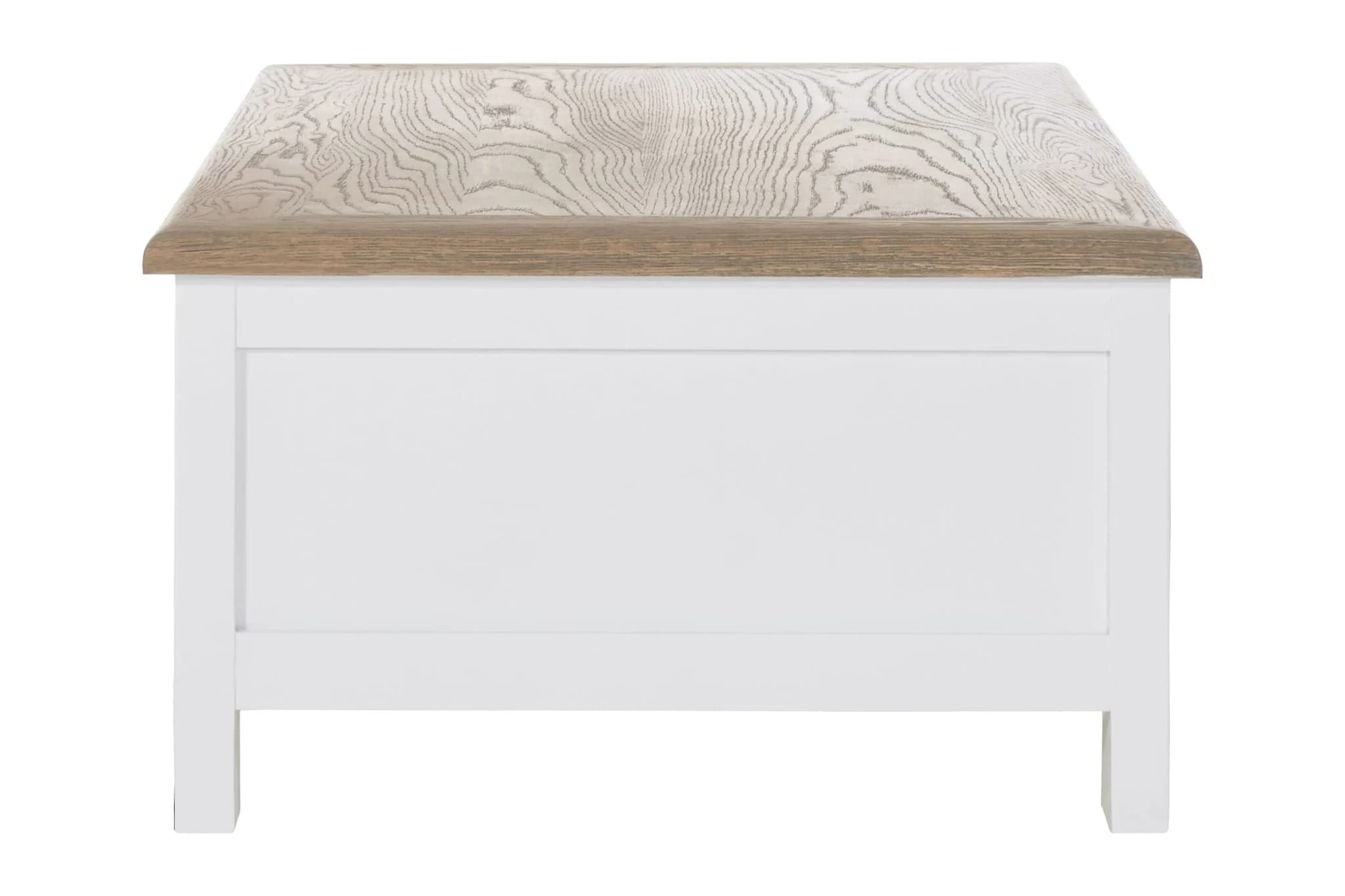 Hampstead White and Oak Wood Coffee Table with Drawers - Tables, photo 3 of 6