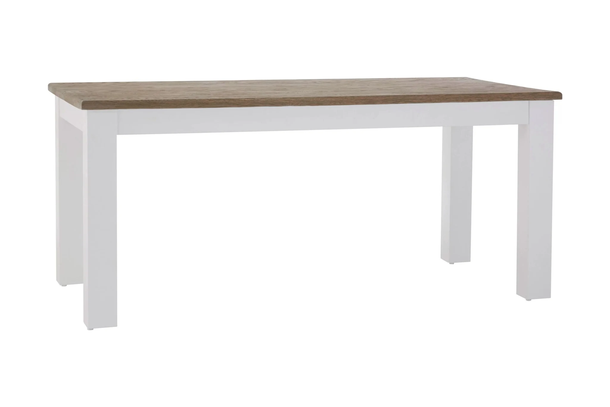 Hampstead Oak Wood Top White Dining Table - Tables, photo 4 of 6