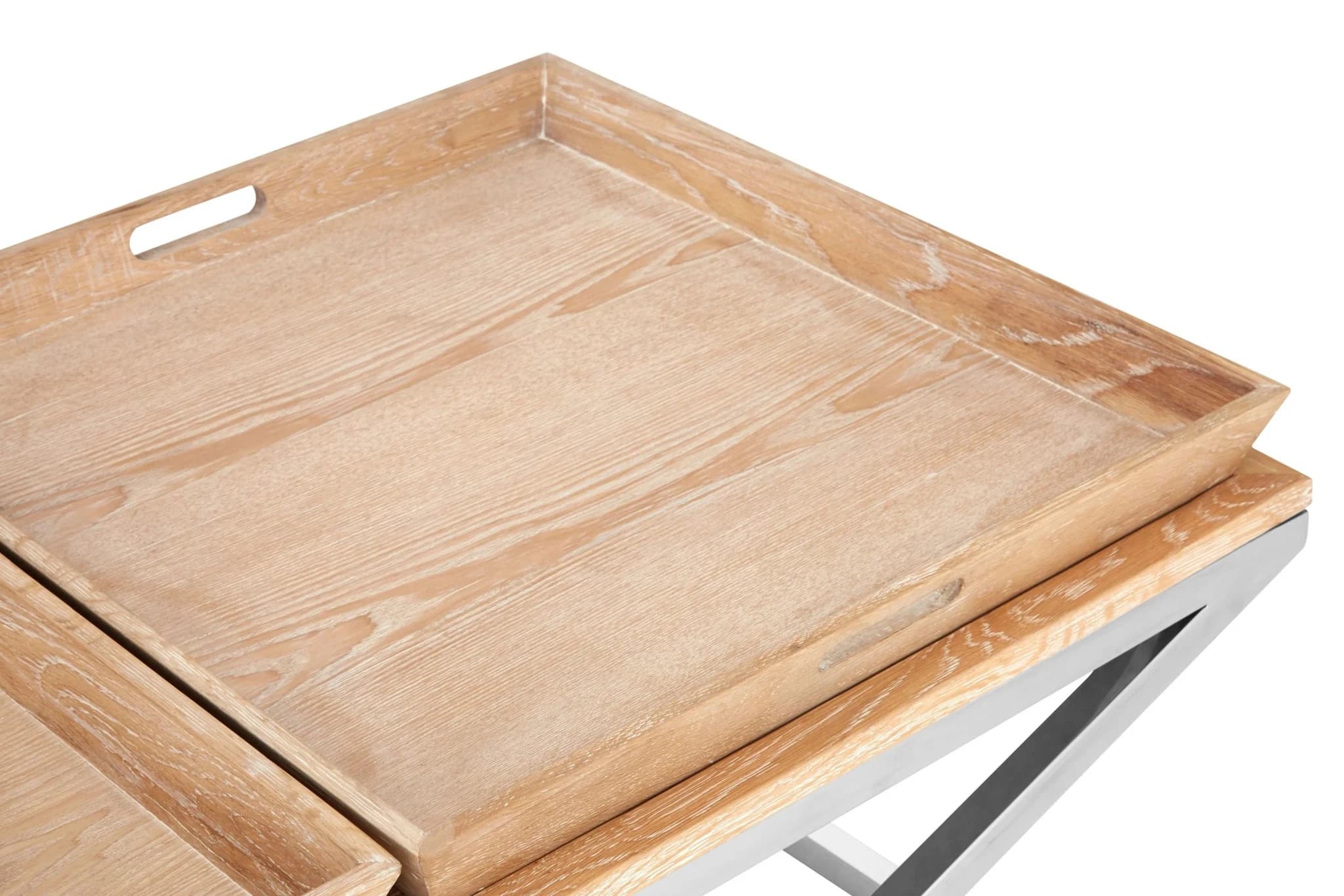 Holland Park Coffee Table with Oak Wood Tray Tops - Tables, photo 6 of 6