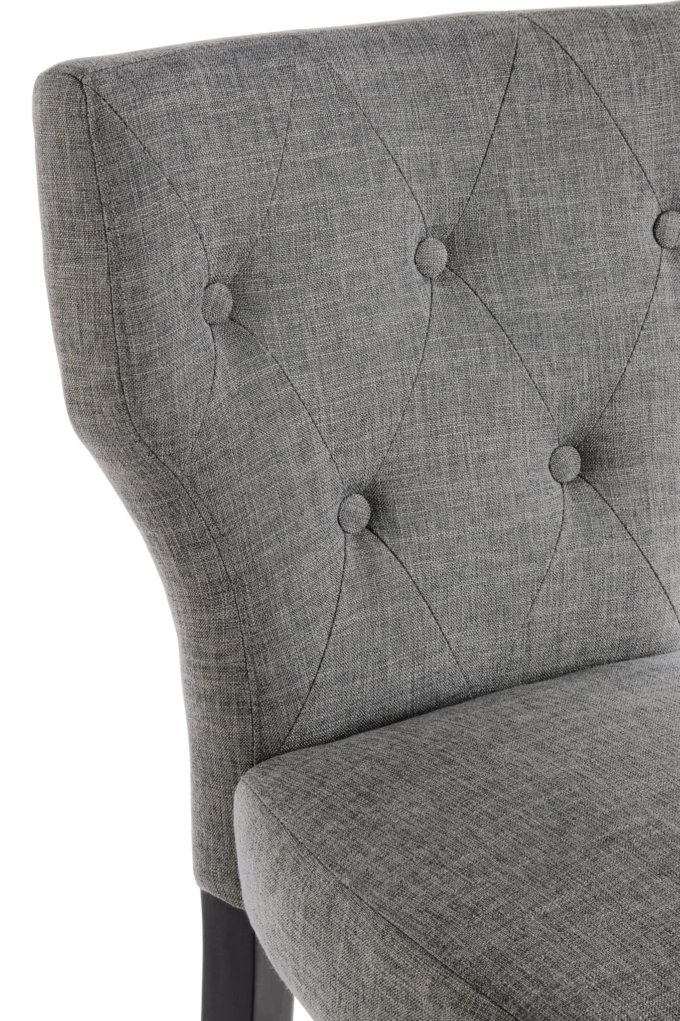 Decatour Grey Bar Chair with Black Legsl - Seating, photo 3 of 3