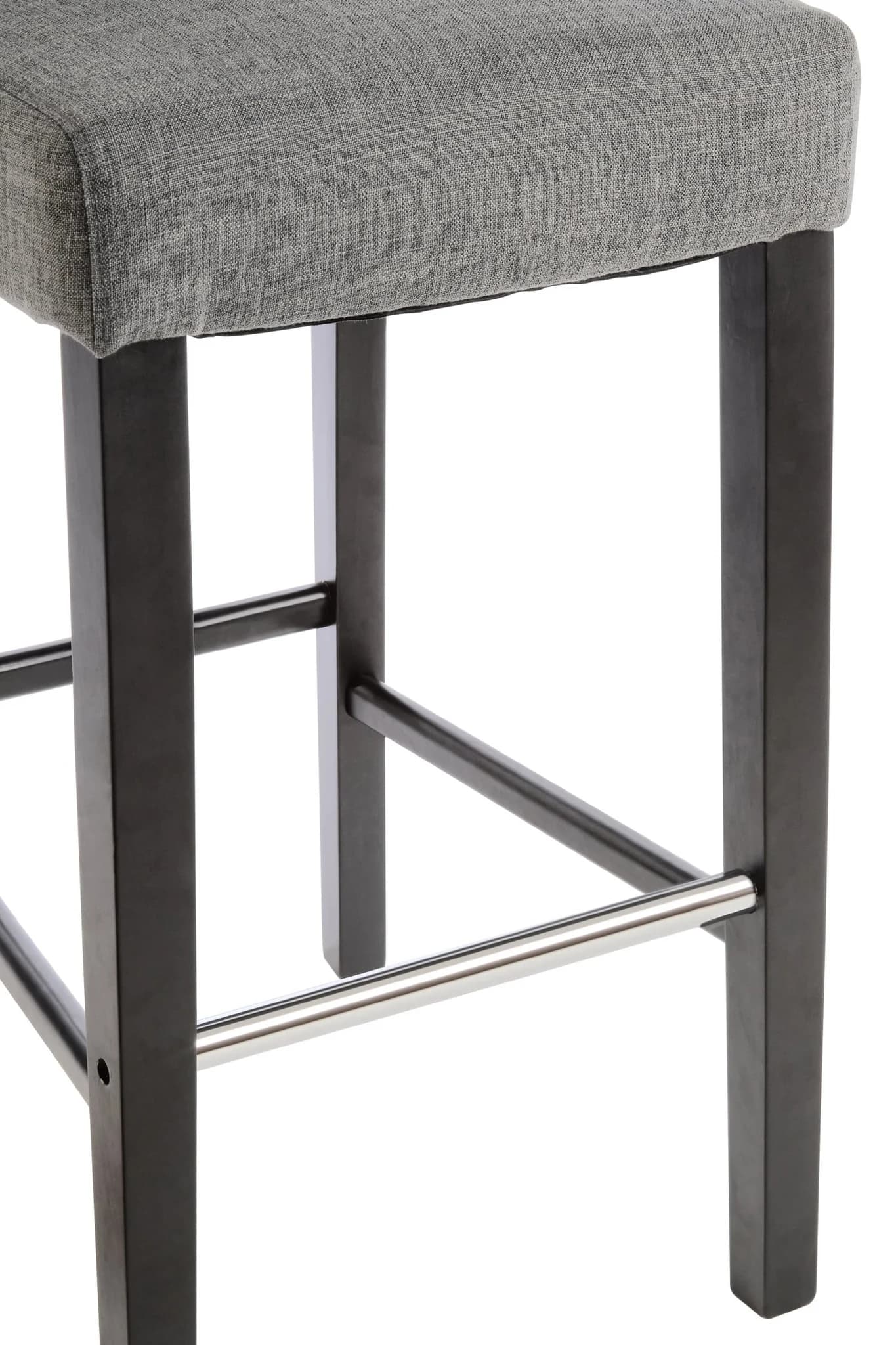 Decatour Grey Bar Chair with Black Legsl - Seating, photo 2 of 3