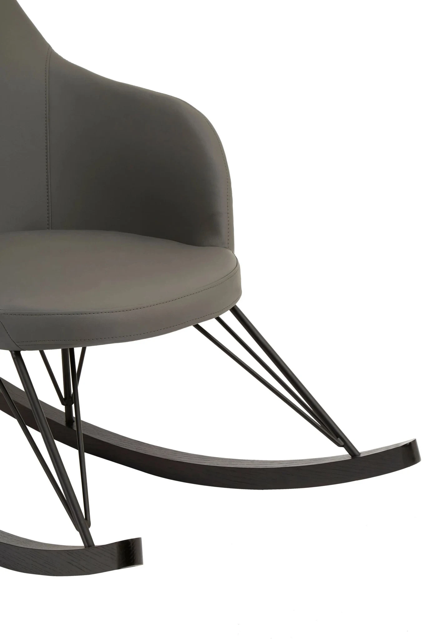 Kolding Dark Grey Rocking Chair - Seating, photo 5 of 7