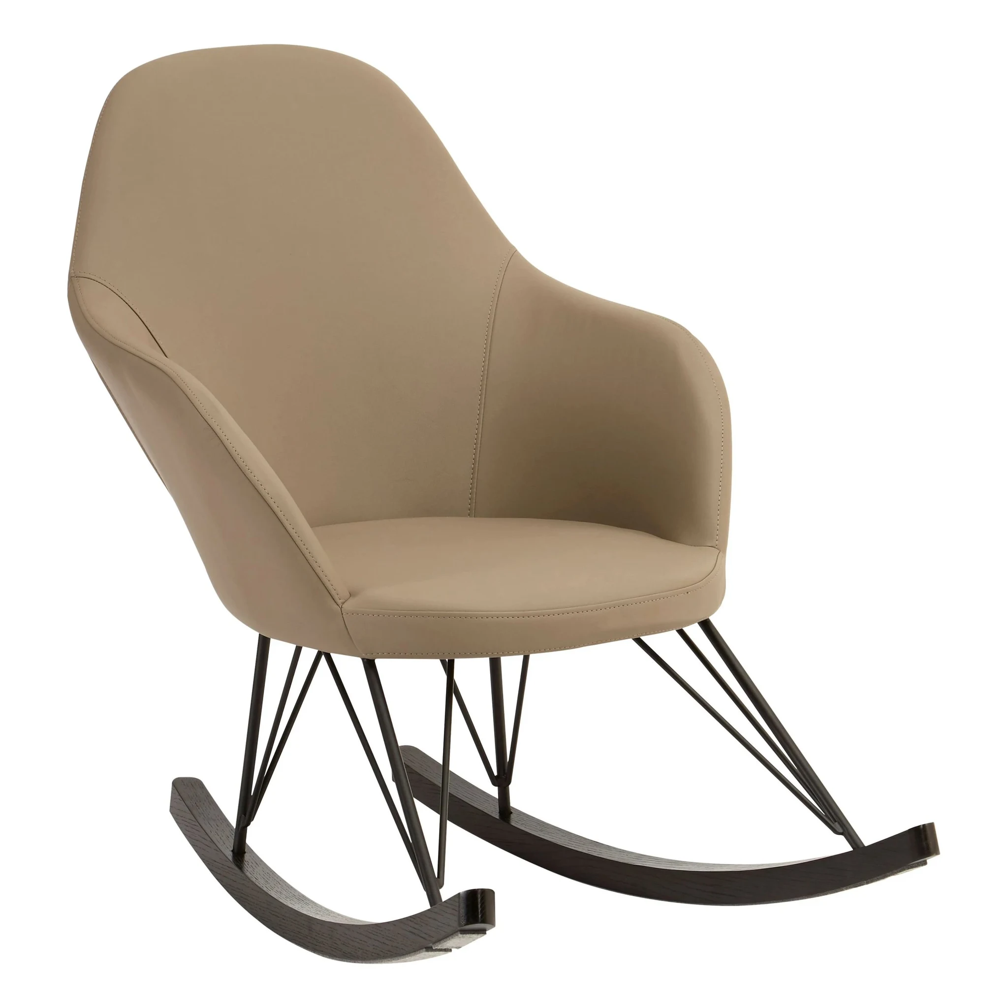 Kolding Light Grey Rocking Chair - Seating, photo 4 of 6