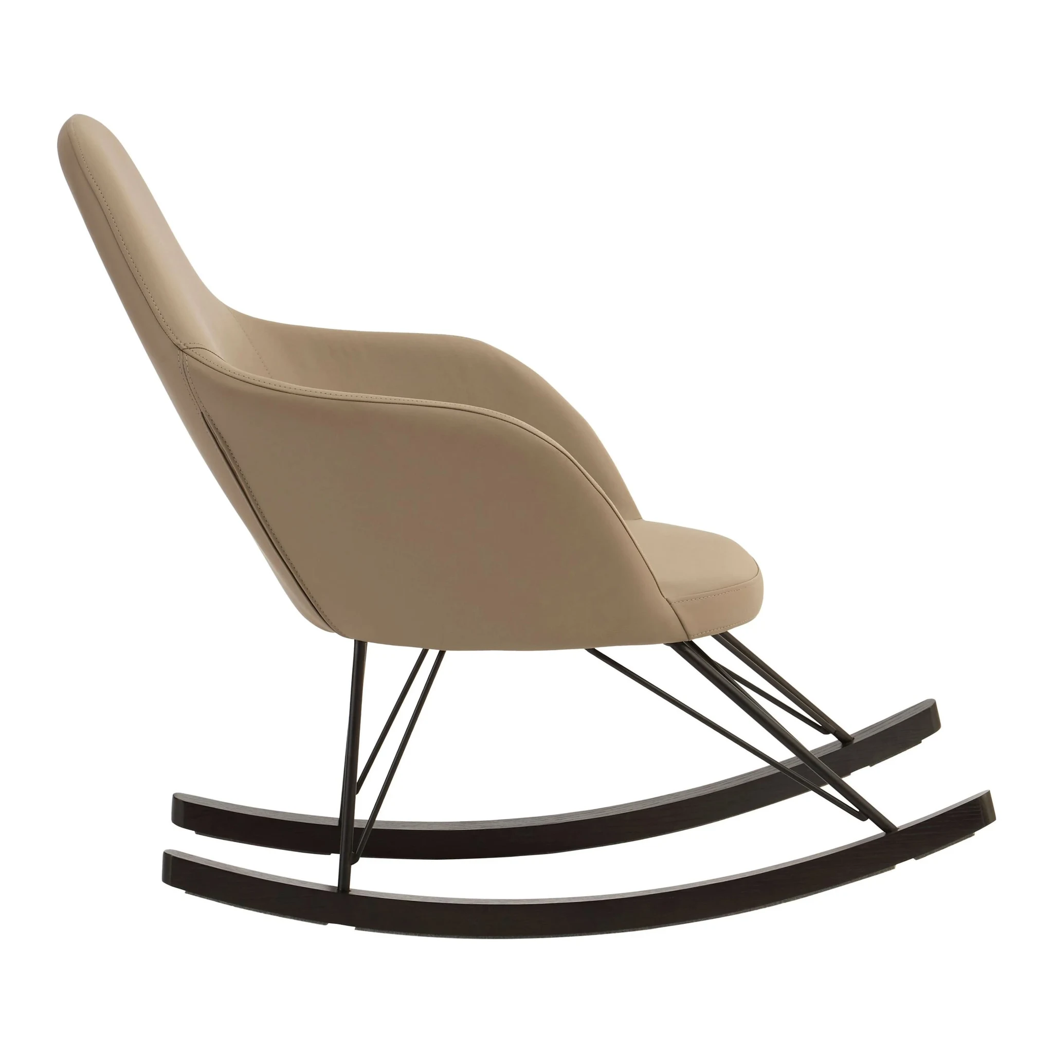 Kolding Light Grey Rocking Chair - Seating, photo 3 of 6