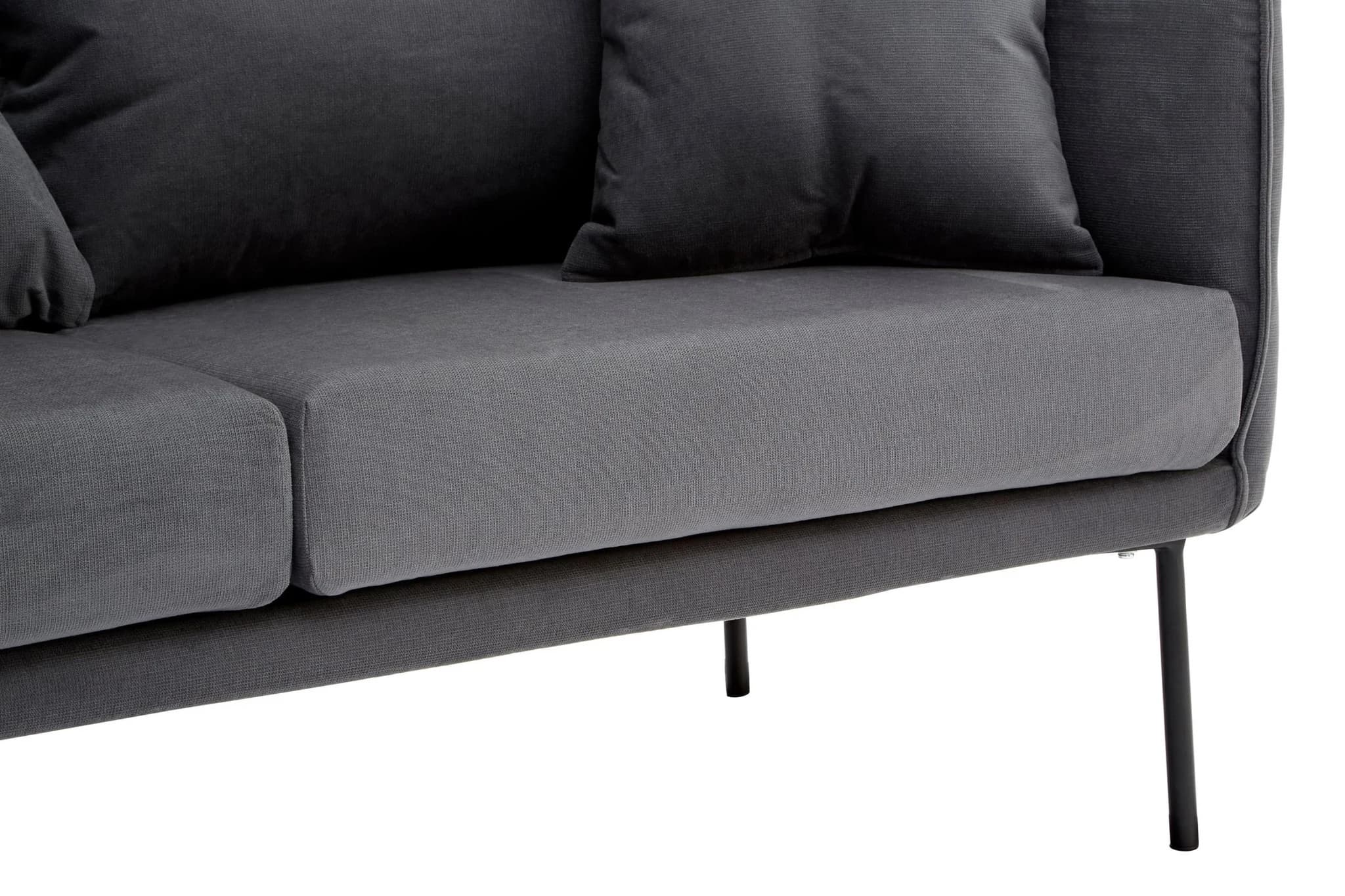 Kolding Two Seater Grey Sofa - Seating, photo 5 of 7