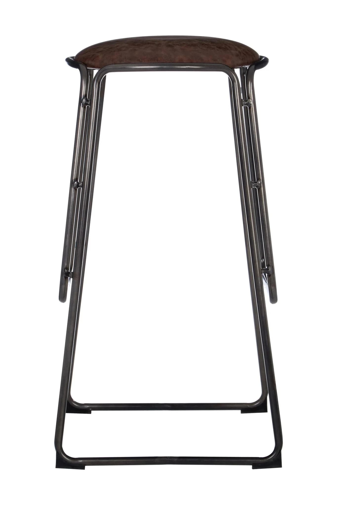 Dalston Mocha Bar Stool With Gunmetal Legs - Seating, photo 5 of 8