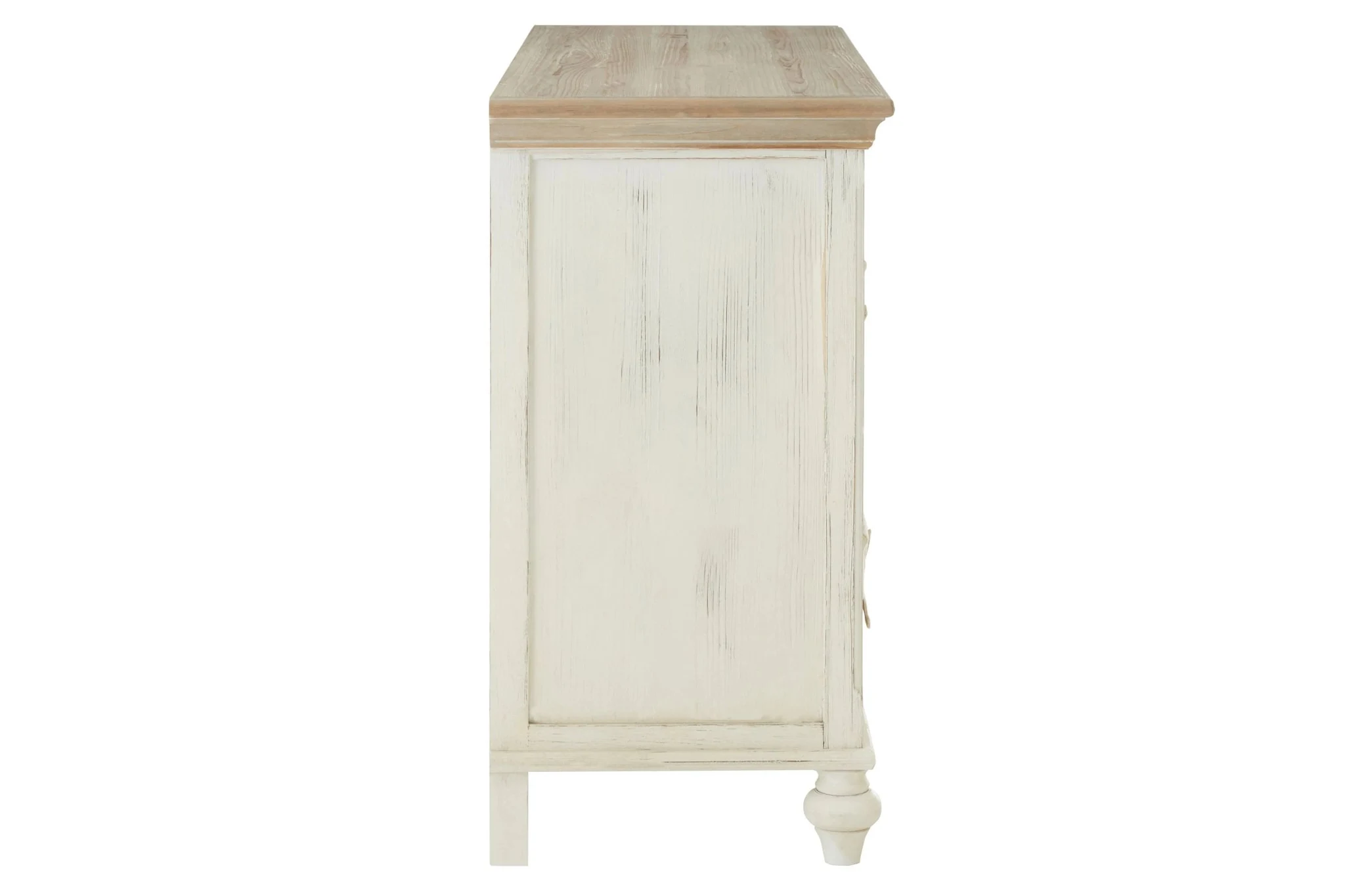 Hendra Ivory Storage Cabinet With 6 Willow Baskets - Bookcases & shelving, photo 3 of 8