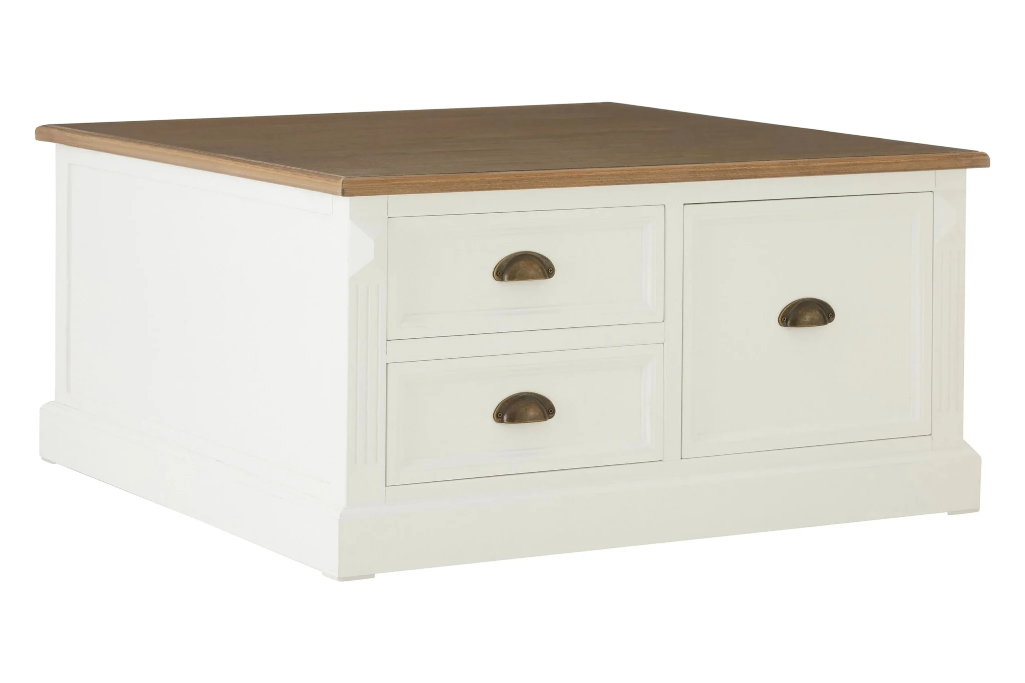 Hardwick Square Coffee Table with Drawers - Tables, photo 3 of 6