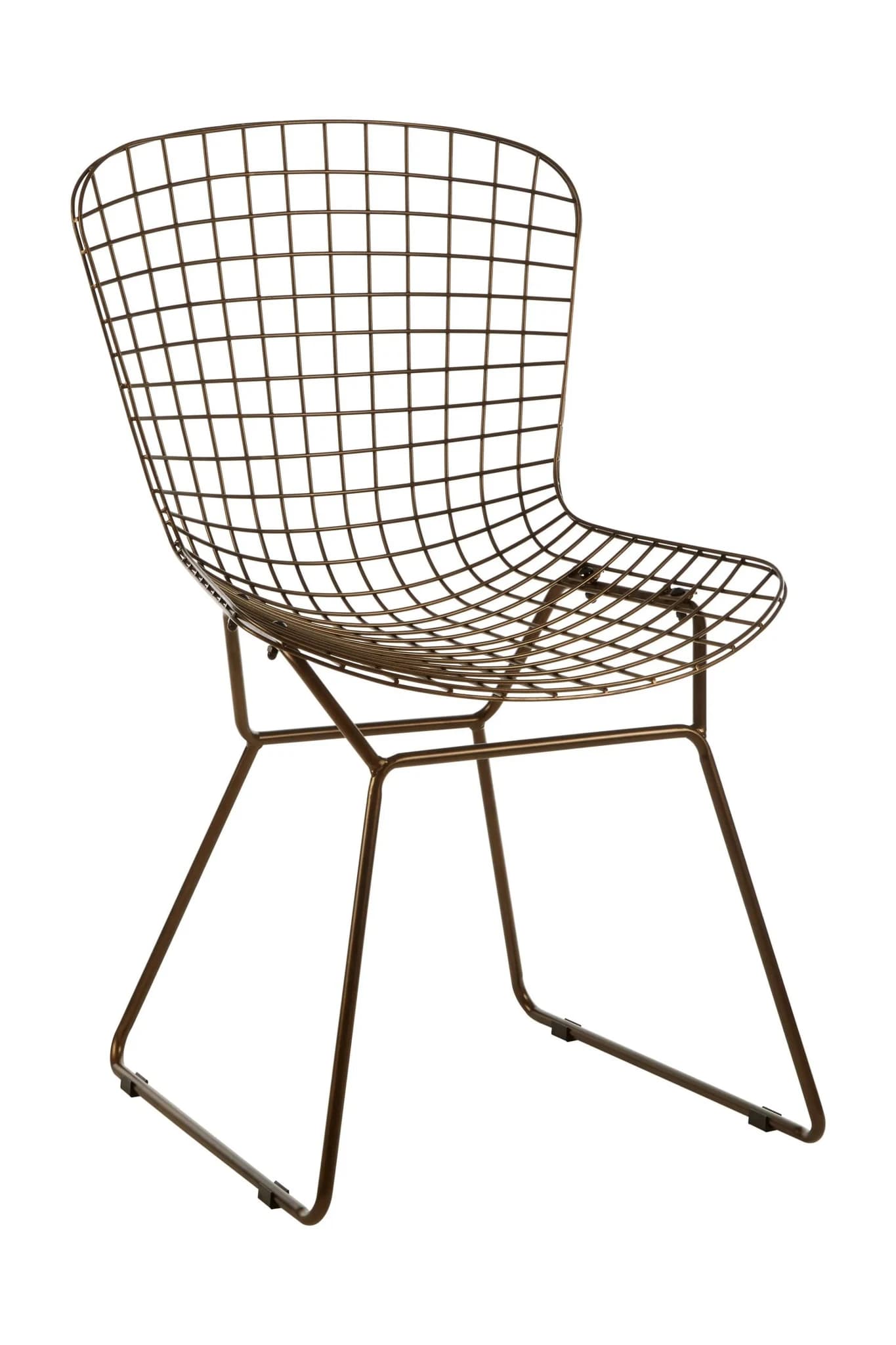 District Bronze Metal Grid Frame Wire Chair - Seating, photo 6 of 8