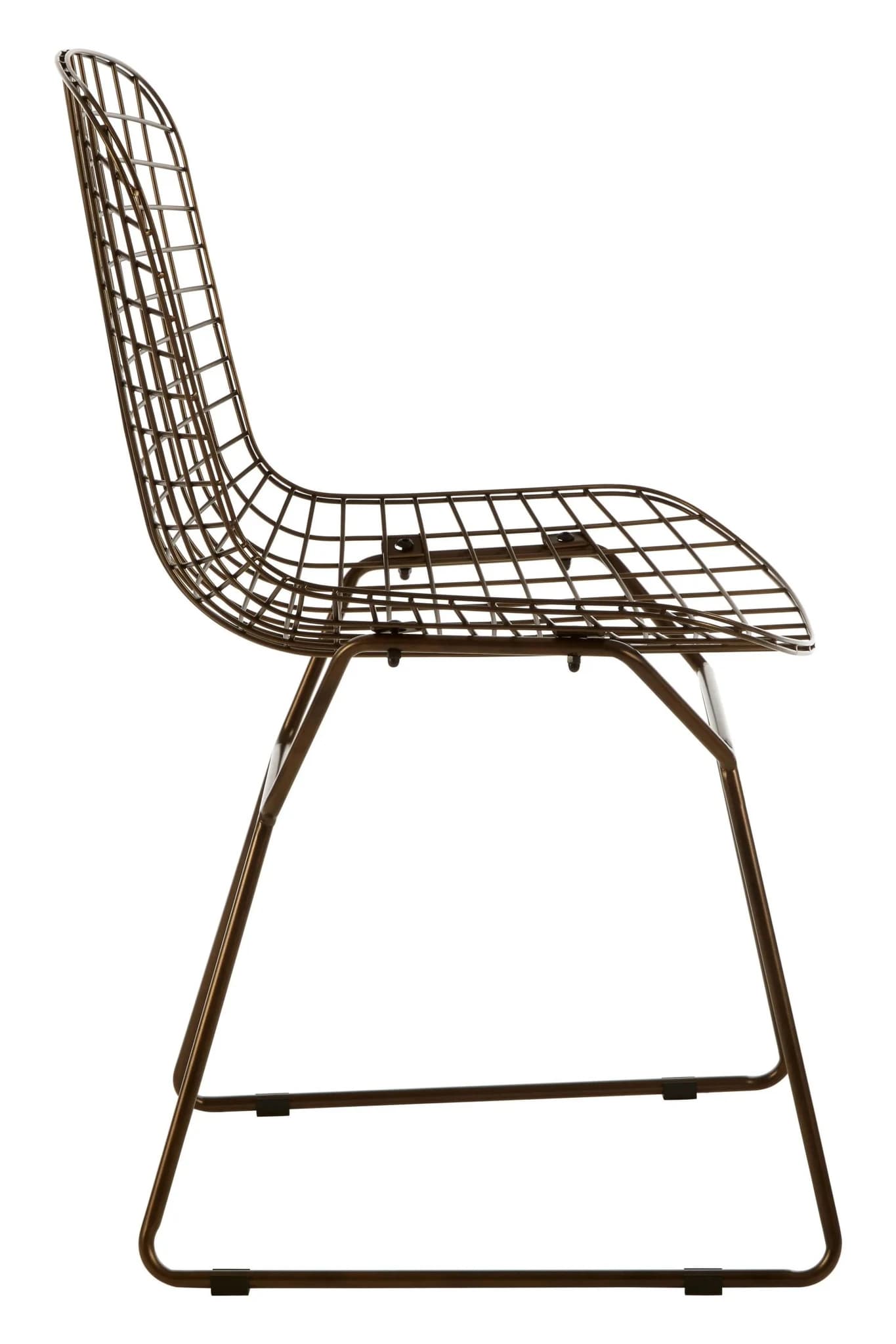 District Bronze Metal Grid Frame Wire Chair - Seating, photo 5 of 8