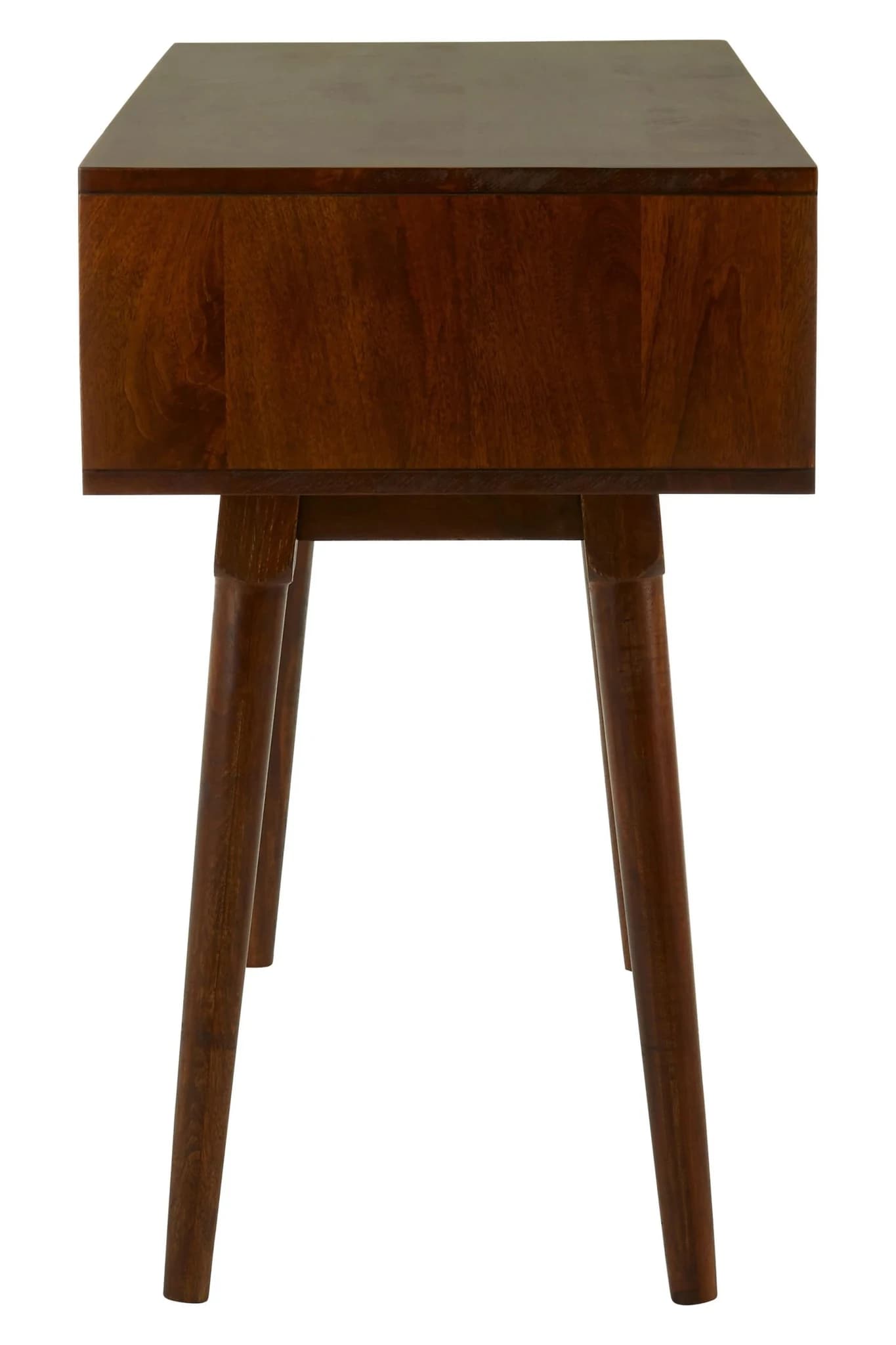 Costal Carved Mango Wood Console Table with 2 Drawers - Tables, photo 5 of 8