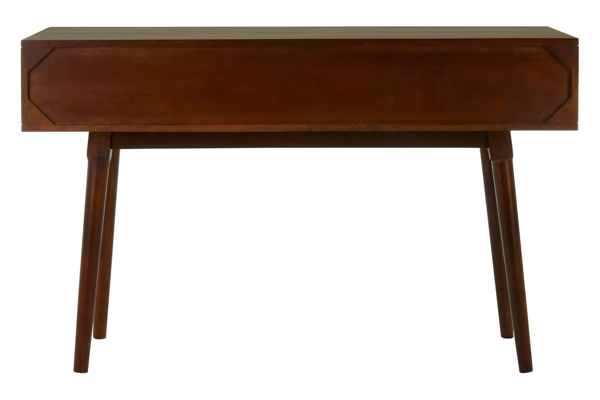 Costal Carved Mango Wood Console Table with 2 Drawers - Tables, photo 4 of 8