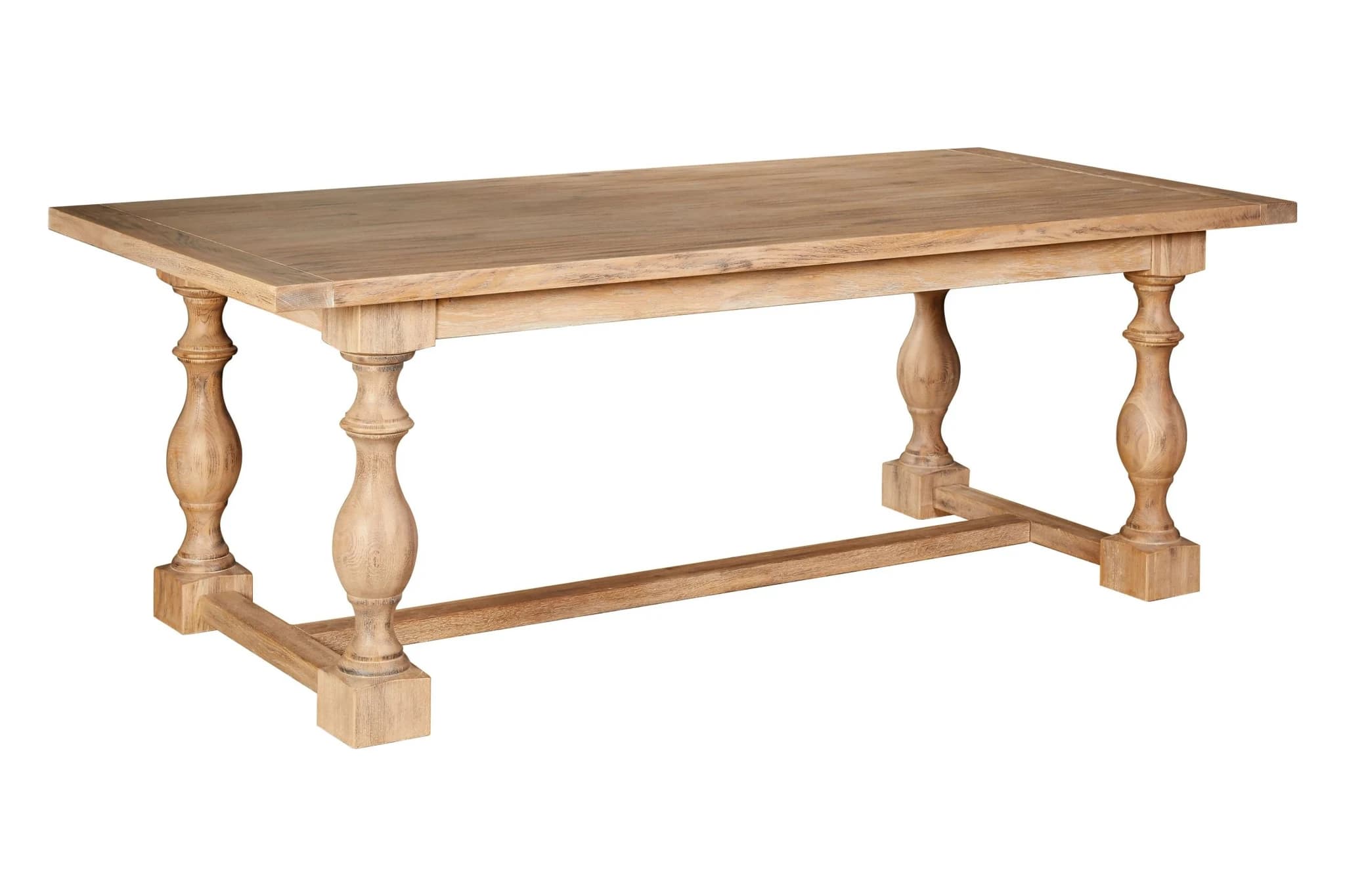 Lyon Whitewash Dining Table - Tables, photo 3 of 6