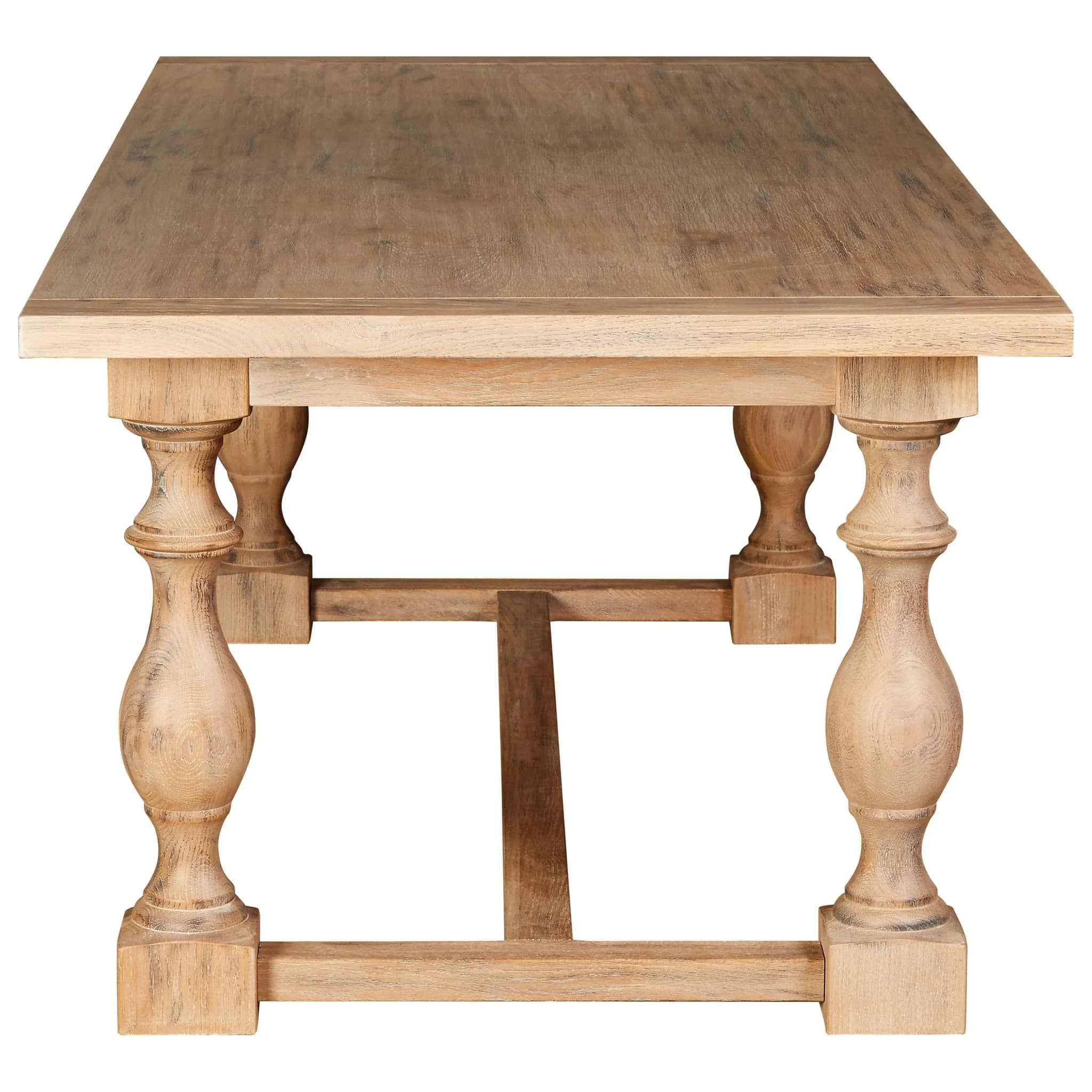 Lyon Whitewash Dining Table - Tables, photo 2 of 6