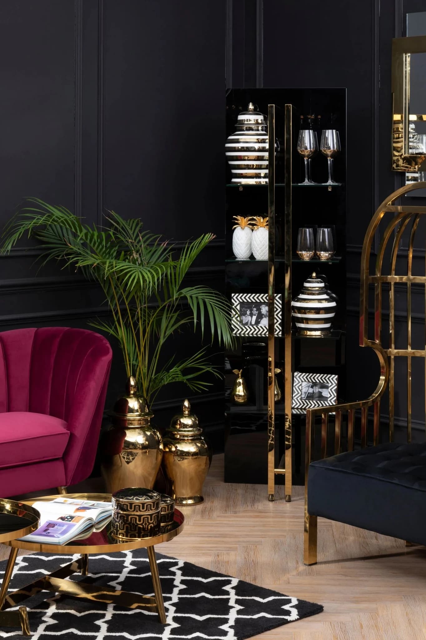 Alvaro Gold Set Of 2 Round Coffee Tables - Tables, photo 3 of 8