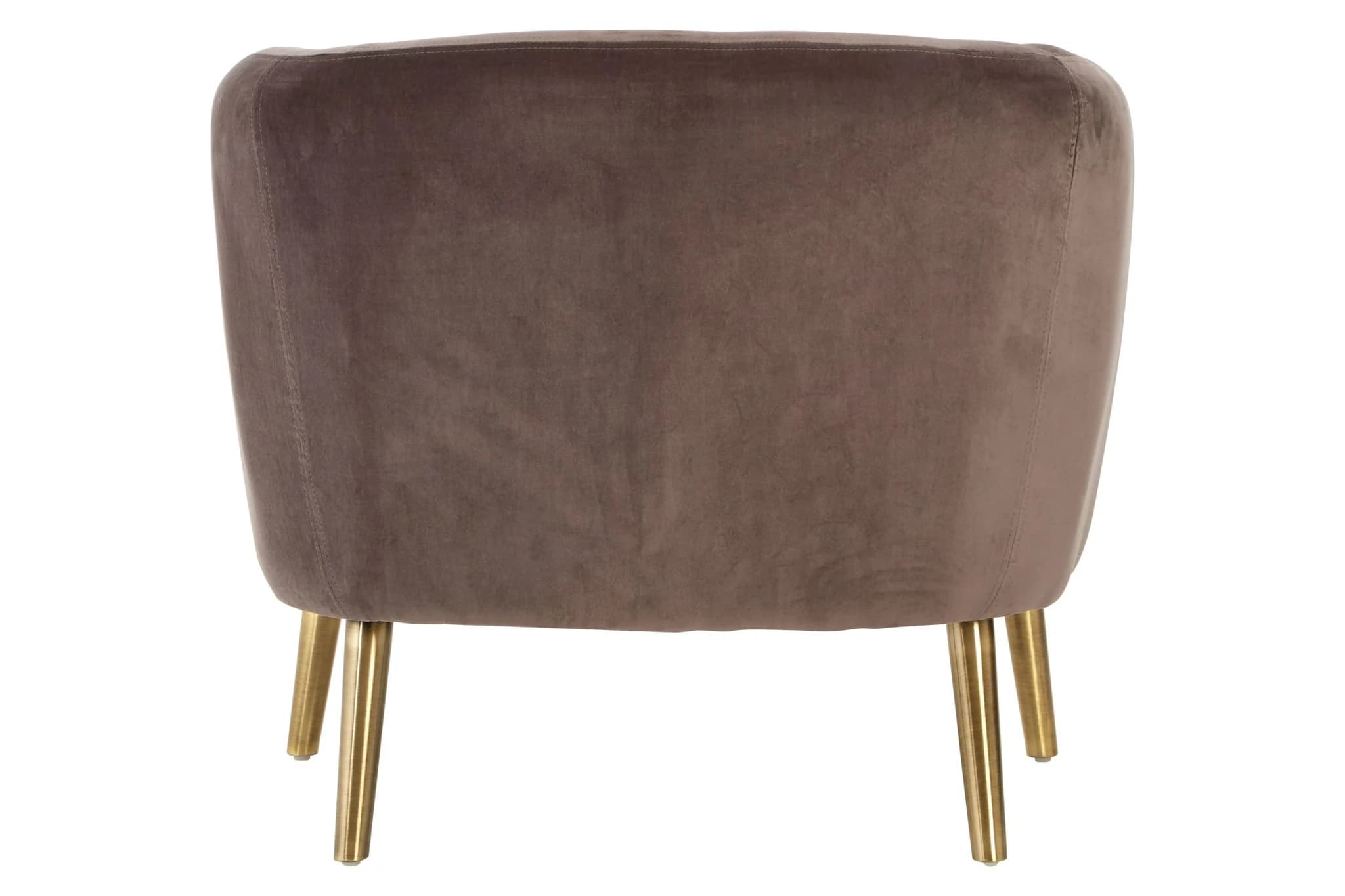 Louxor Grey Velvet Round Armchair - Seating, photo 4 of 8