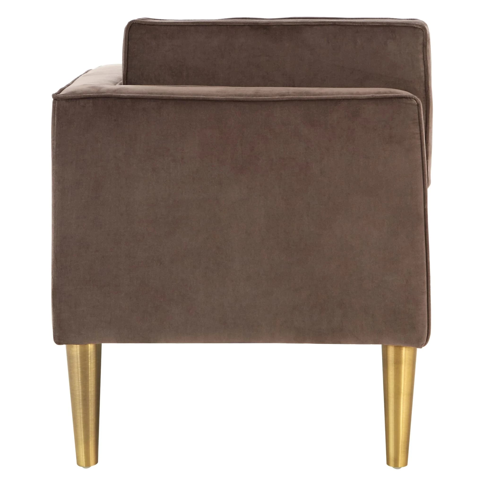 Louxor Grey Velvet Left Hand Chaise Longue - Seating, photo 3 of 7