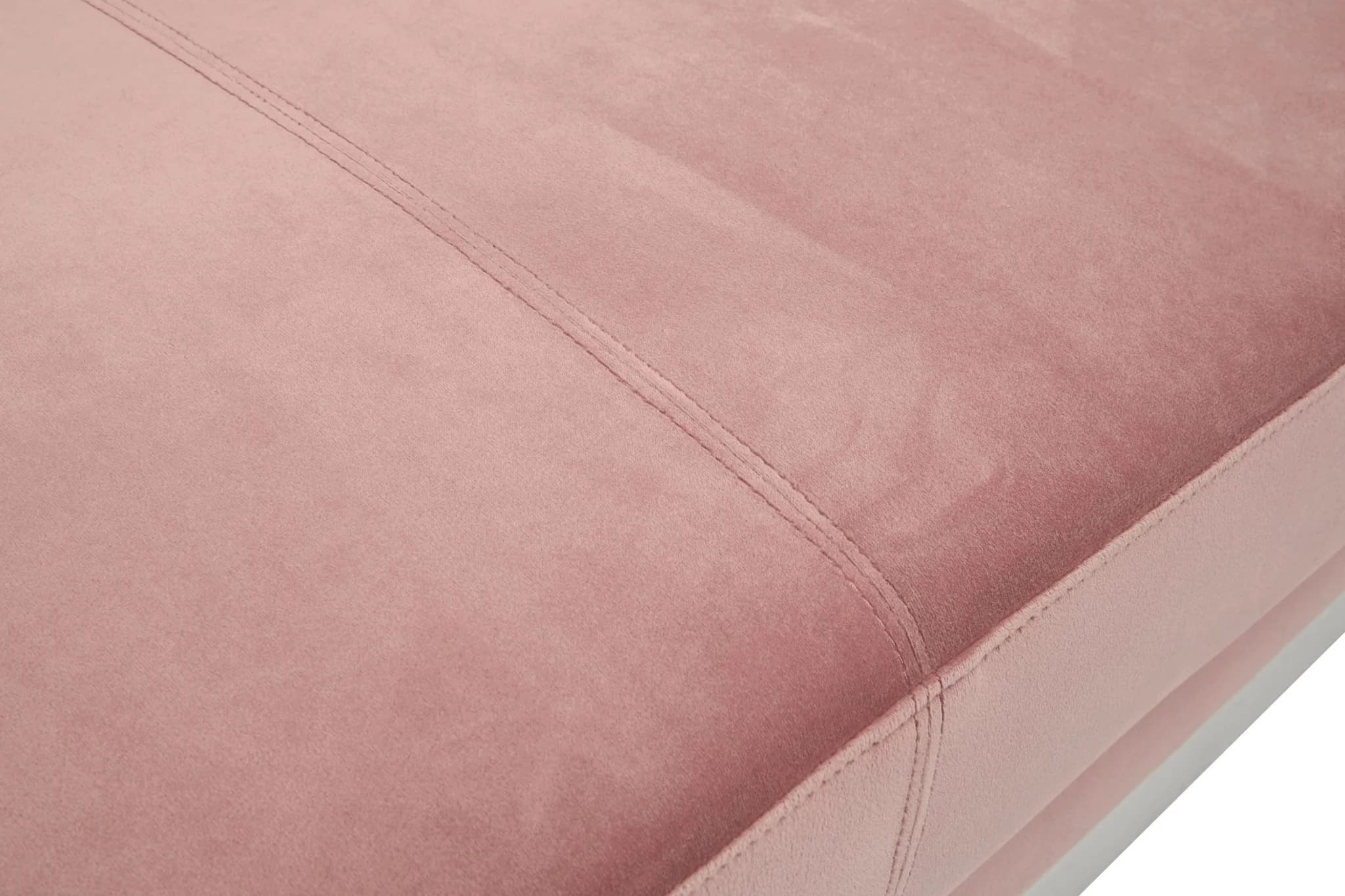 Vogue Pink Velvet 3 Seater Sofa - Seating, photo 7 of 8