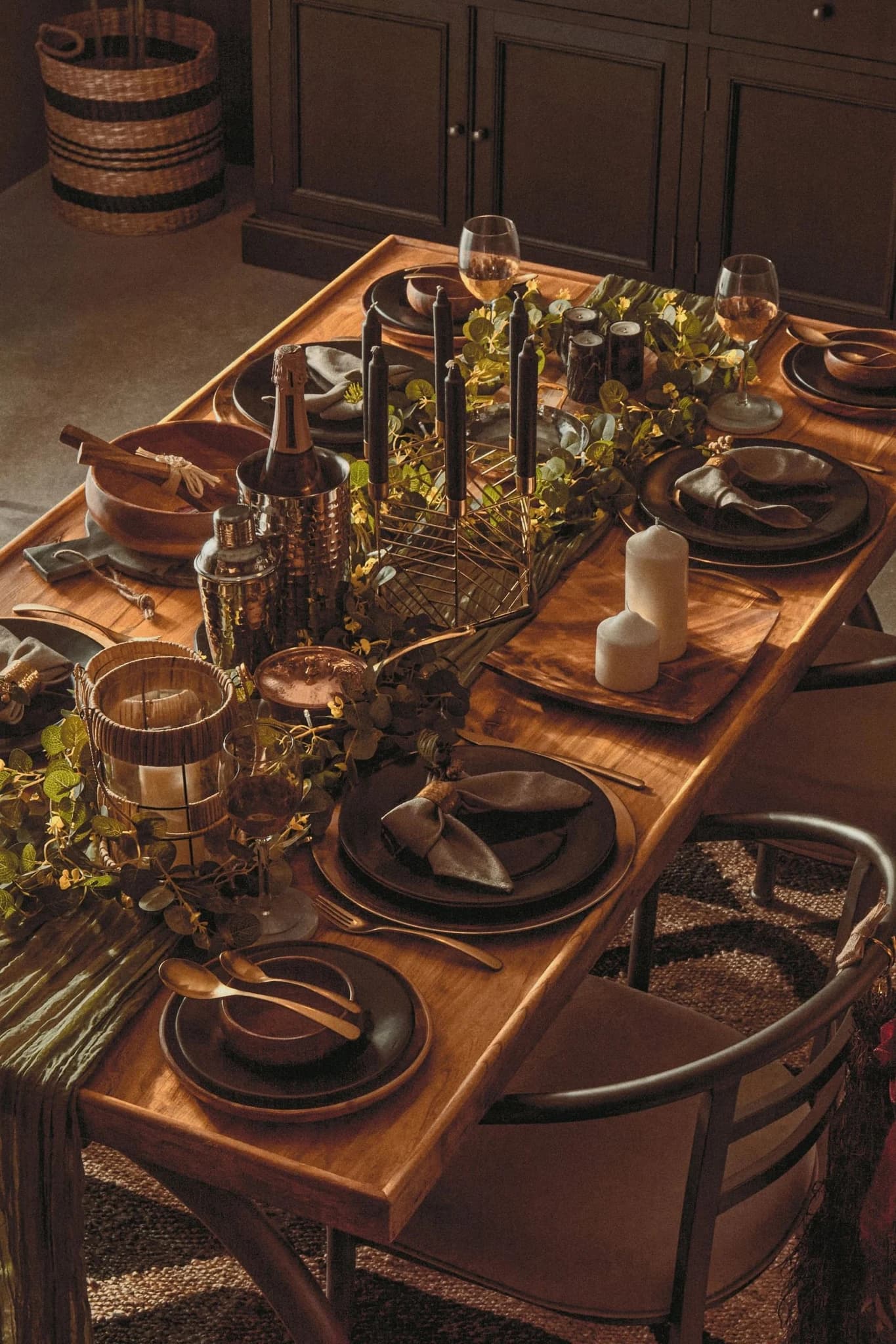 New Foundry Dining Table With Elm Wood Top - Tables, photo 7 of 8