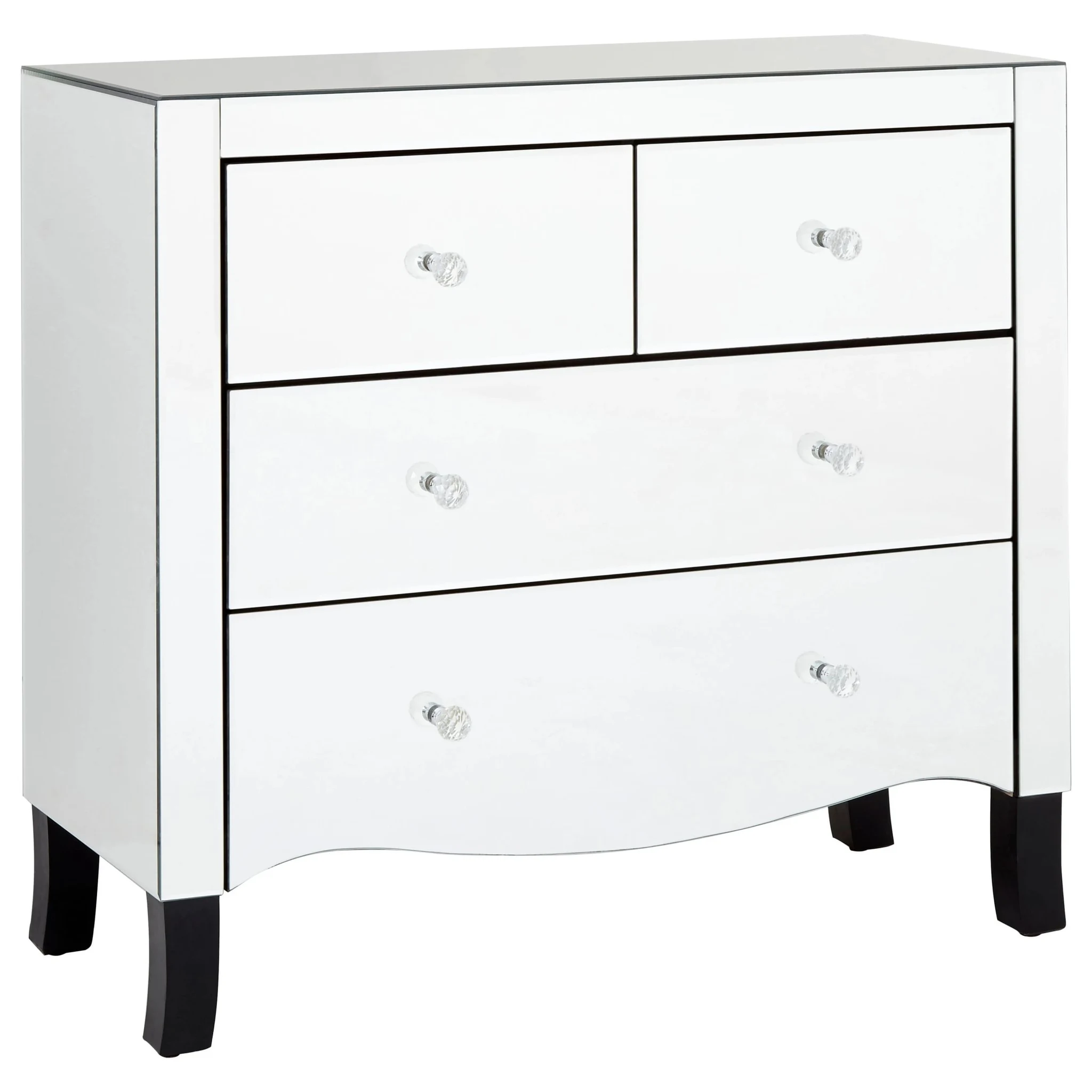 Graciela Chest of 4 Drawers With Mirror Frame - Bookcases & shelving, photo 4 of 7