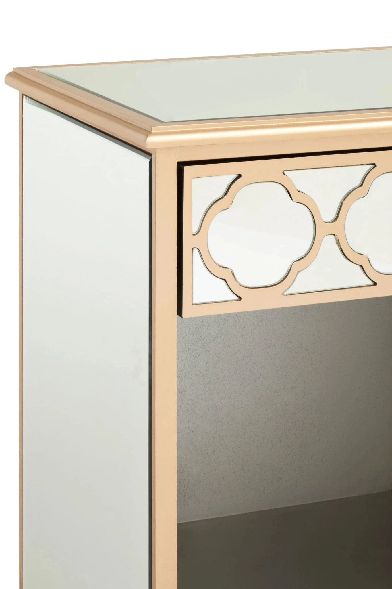Grazia Mirrored Side Table with Drawer - Tables, photo 7 of 7