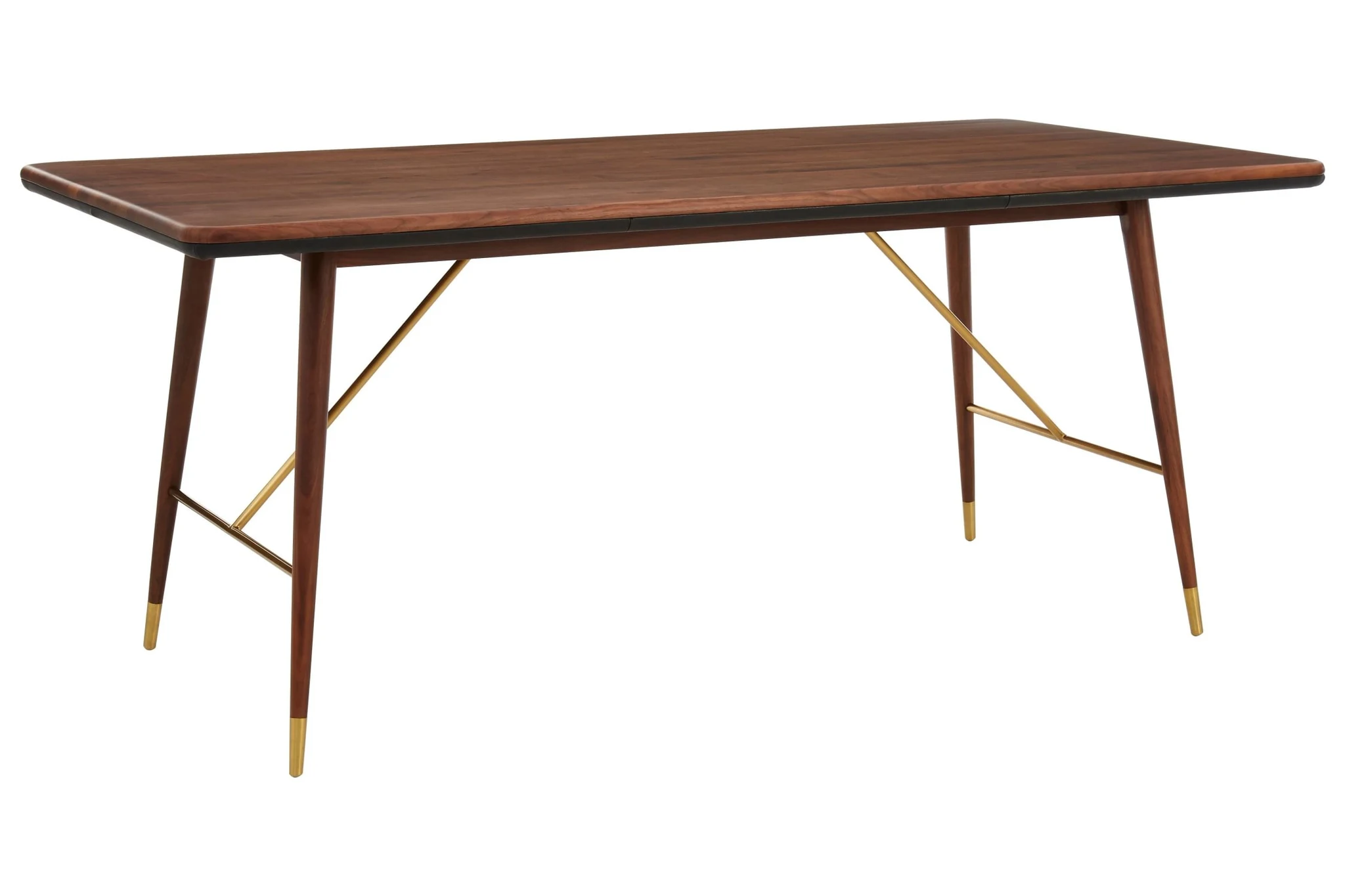 Kenso Walnut Wood Rectangular Dining Table - Tables, photo 3 of 7