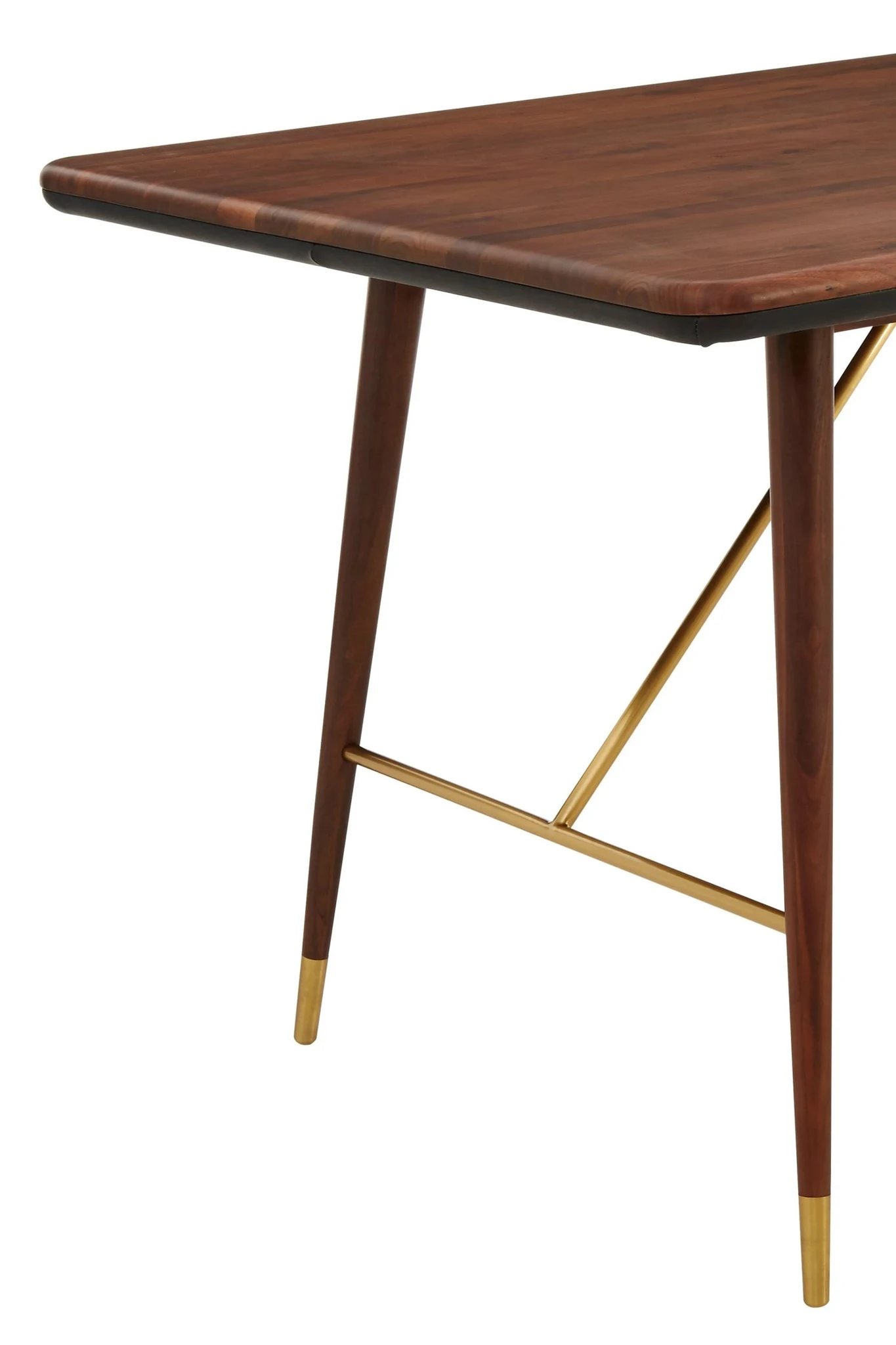 Kenso Walnut Wood Rectangular Dining Table - Tables, photo 5 of 7
