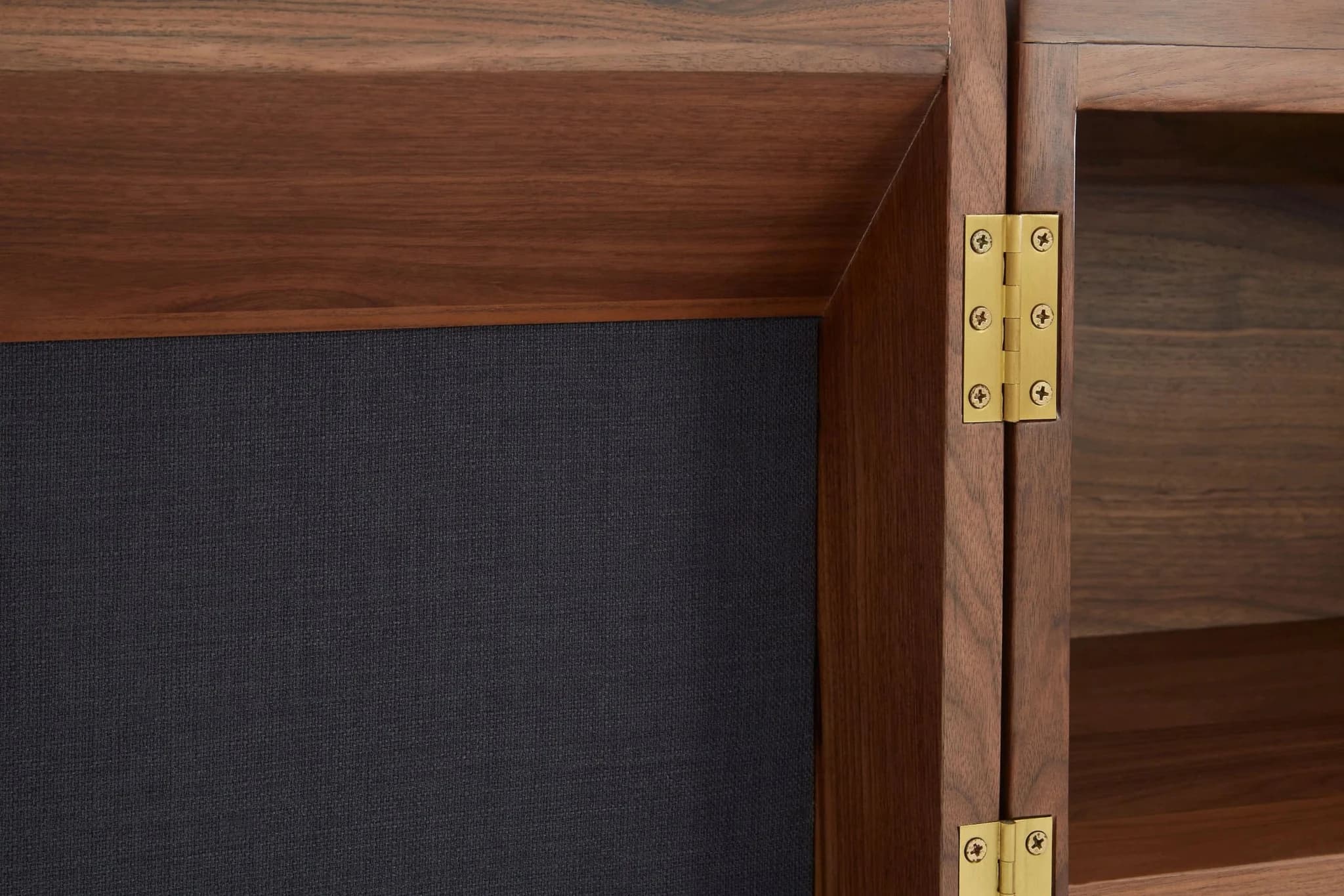 Kenso Walnut Wood 2 Door and Drawers Sideboard - Bookcases & shelving, photo 7 of 8