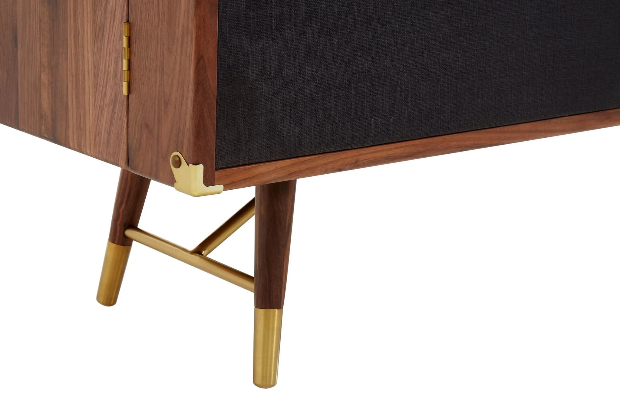 Kenso Walnut Wood 2 Door and Drawers Sideboard - Bookcases & shelving, photo 5 of 8