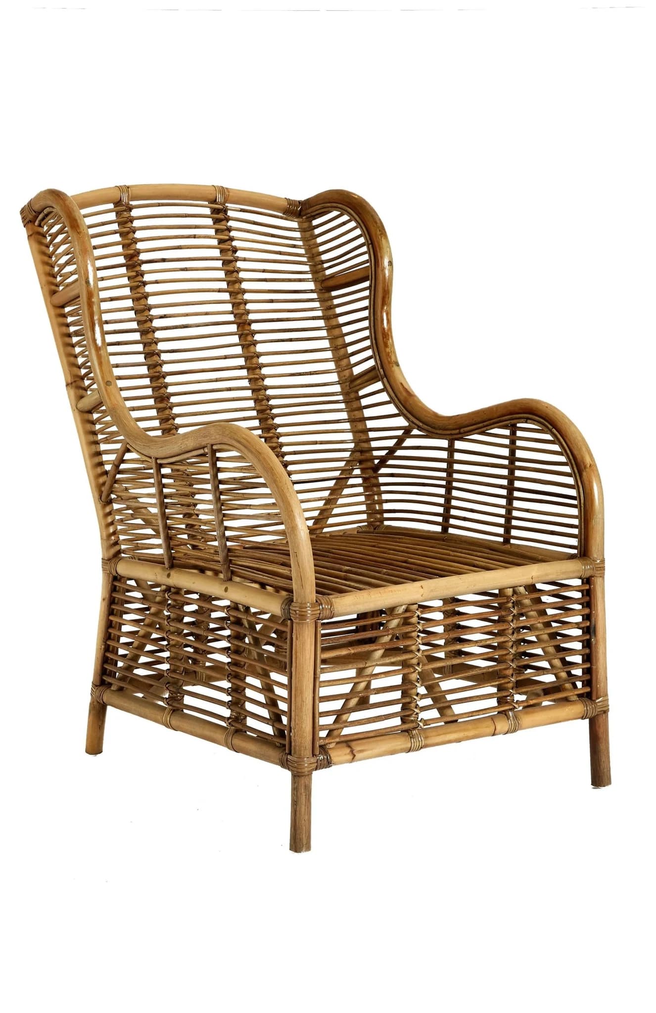 Manado Grey Natural Kubu Rattan Chair - Seating, photo 4 of 6