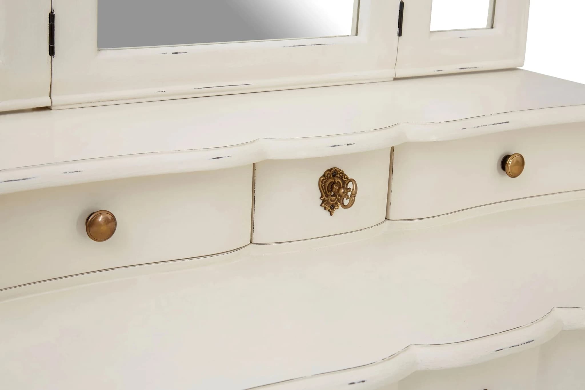 Loire White Dressing Table With Mirror - Tables, photo 7 of 8