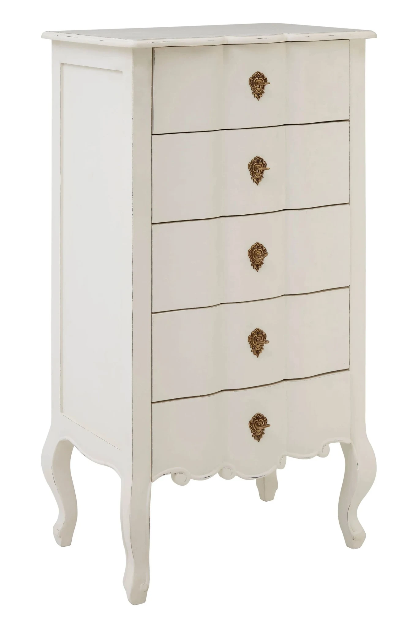 Loire White Chest of 5 Drawers - Furniture, photo 4 of 8