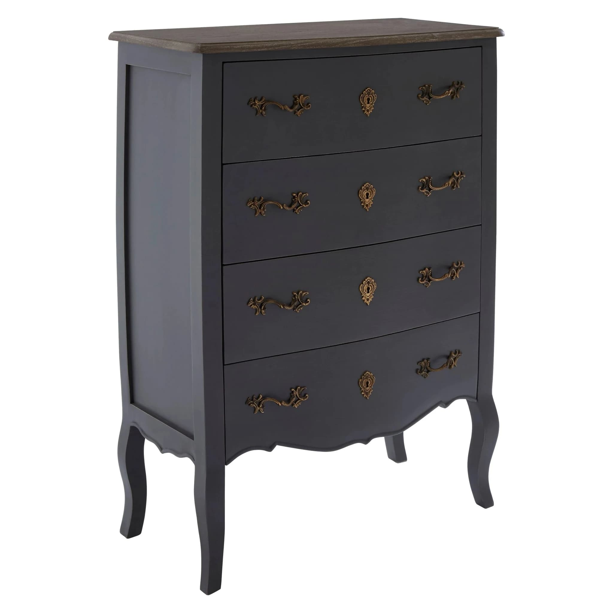 Loire Dark Grey Chest of 4 Drawers - Bookcases & shelving, photo 4 of 7