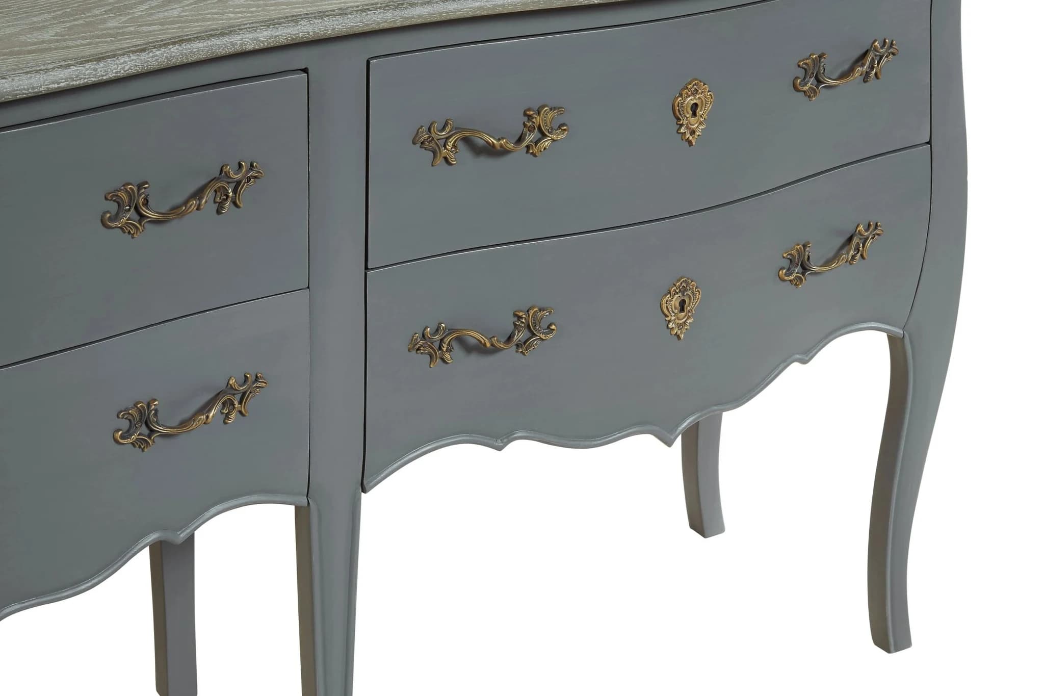 Loire Dark Grey 4 Drawer Sideboard - Bookcases & shelving, photo 6 of 8