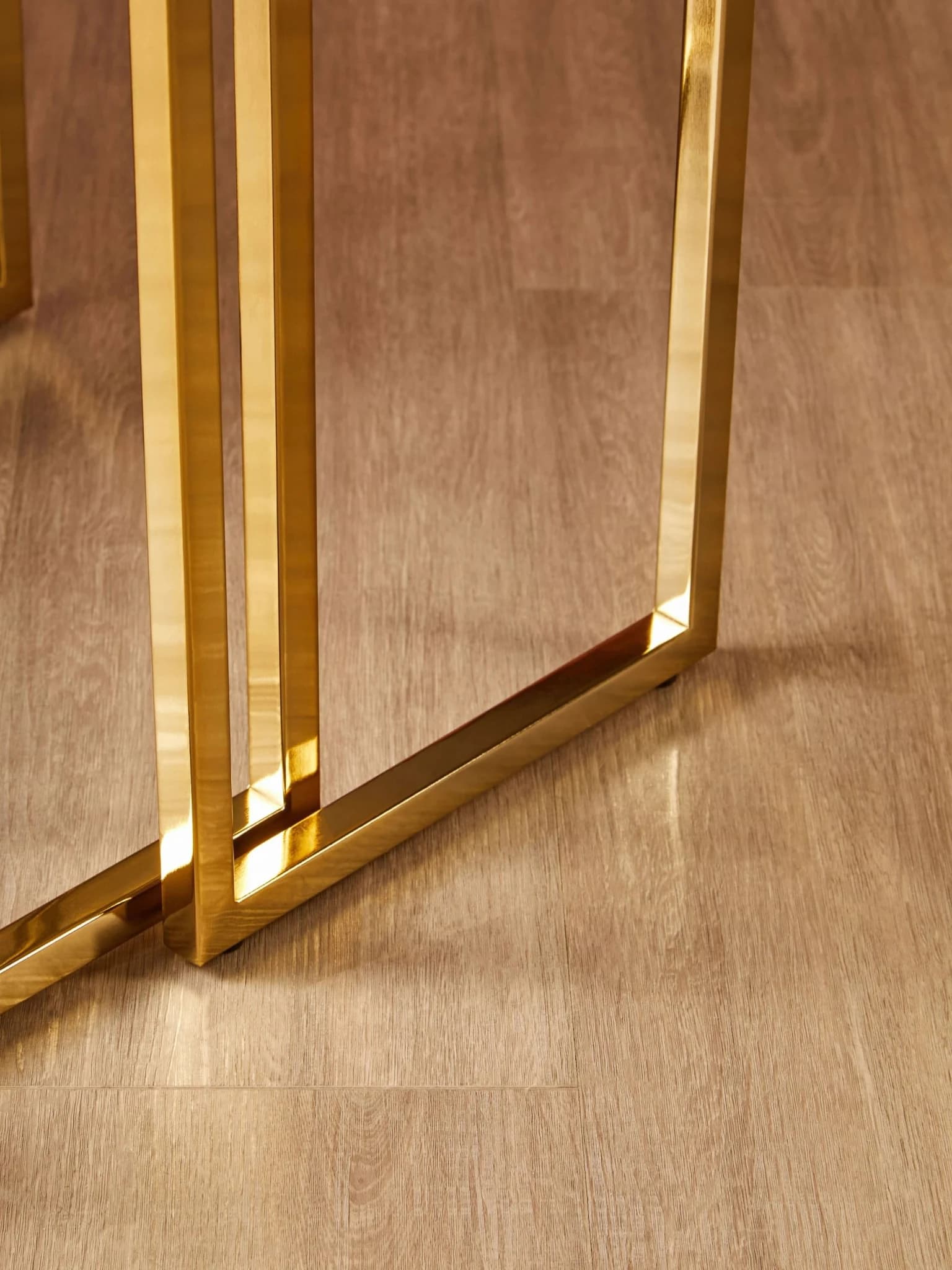 Kensington Townhouse Black Mirror and Gold Set Of 2 Nesting Tables - Tables, photo 2 of 8