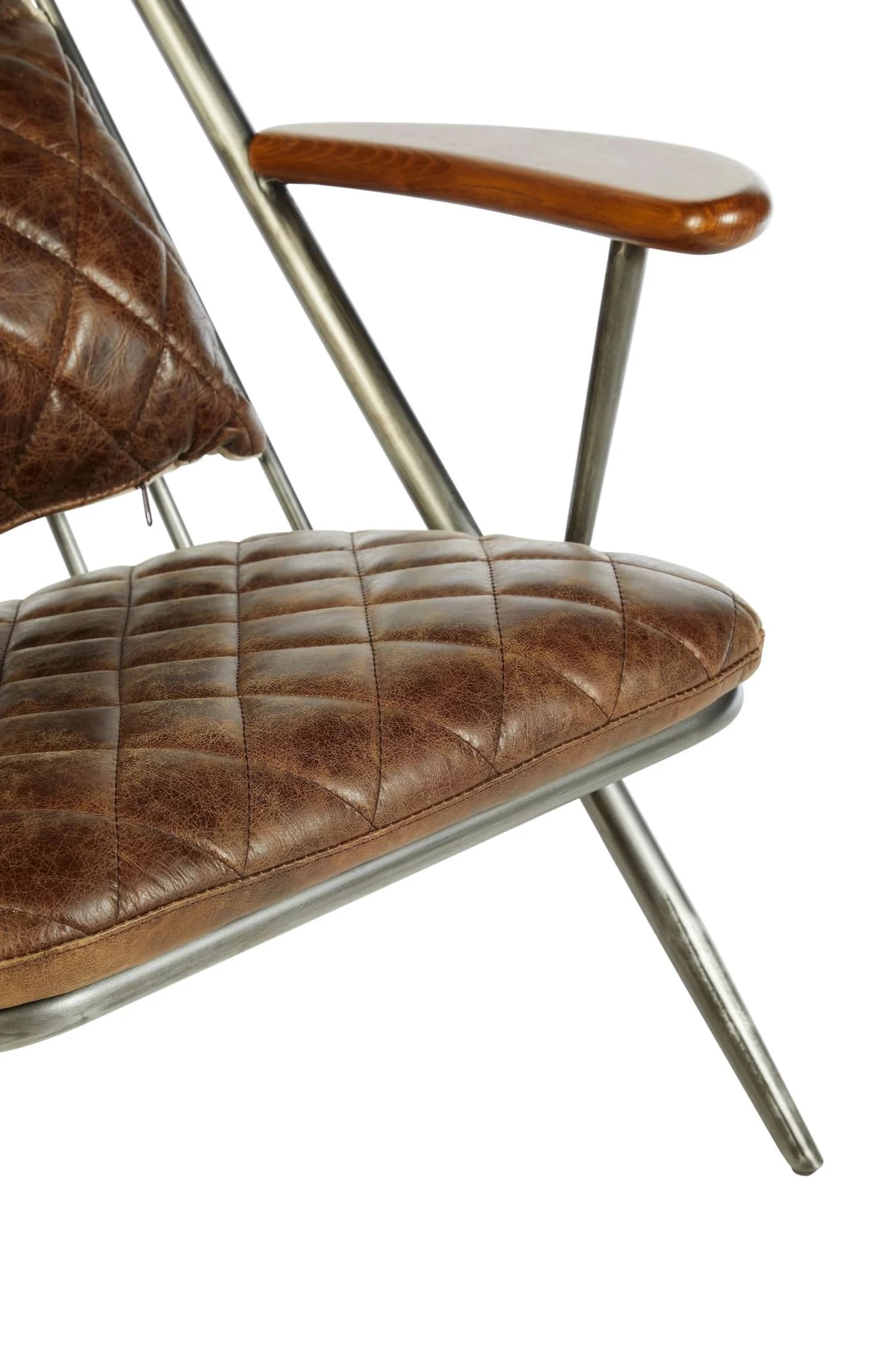 Hoxton Brown Leather High Back Chair - Seating, photo 7 of 8