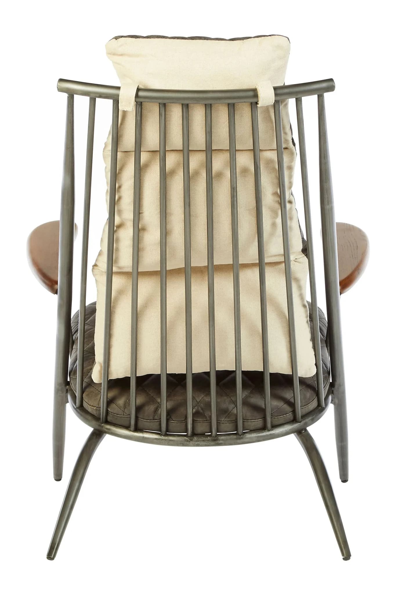 Hoxton Grey Leather High Back Chair - Seating, photo 2 of 7
