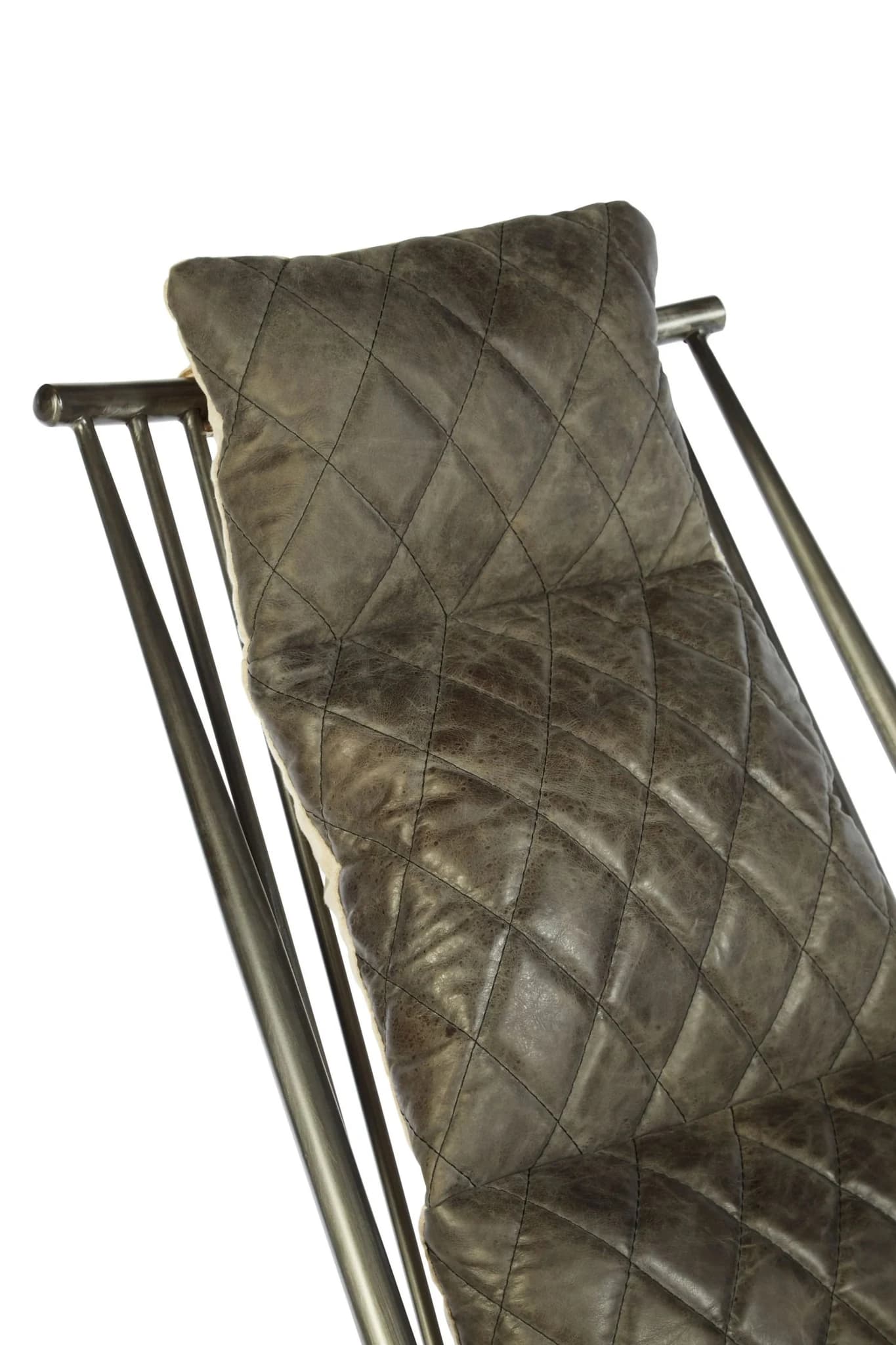 Hoxton Grey Leather High Back Chair - Seating, photo 7 of 7