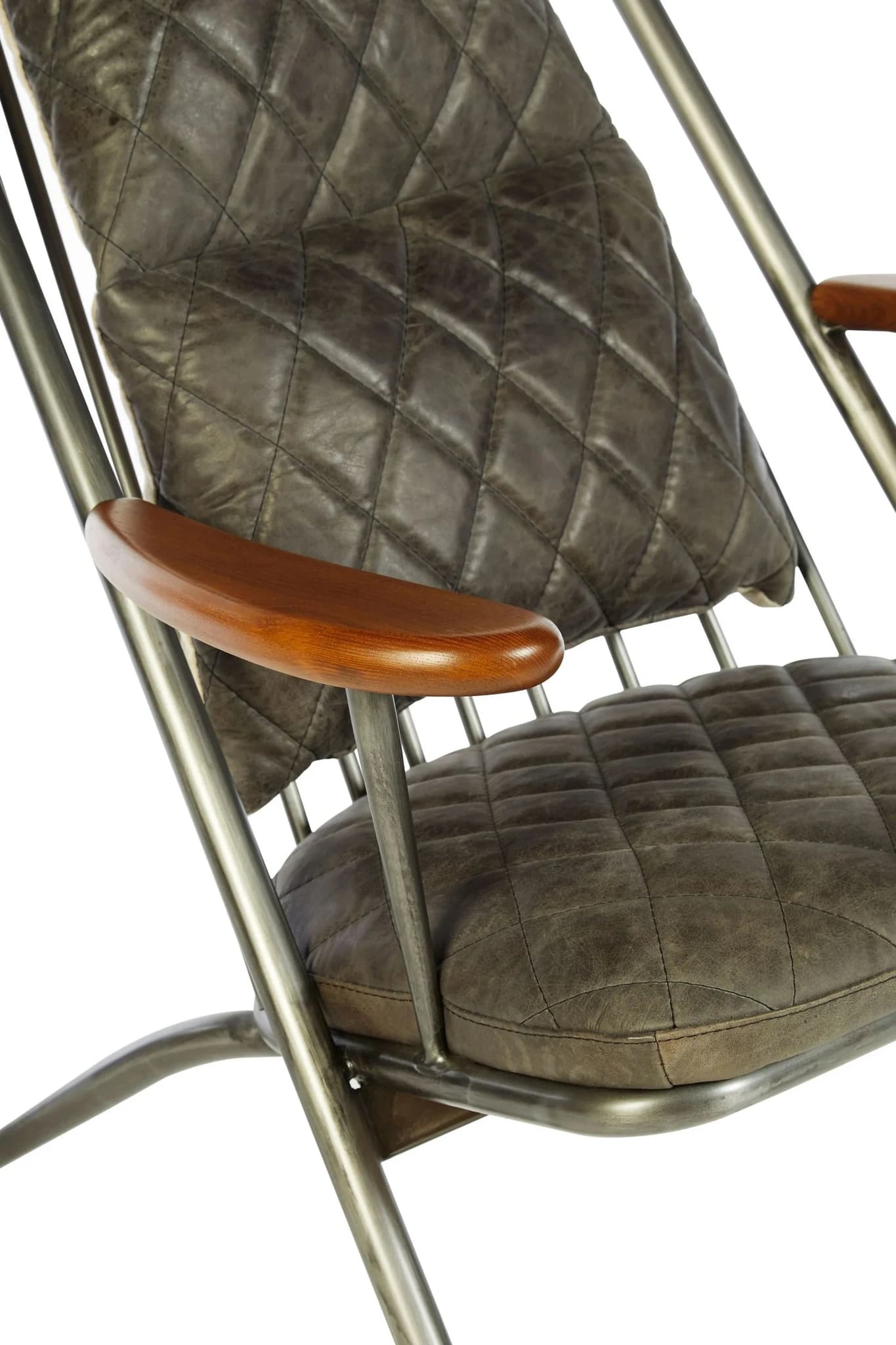 Hoxton Grey Leather High Back Chair - Seating, photo 6 of 7
