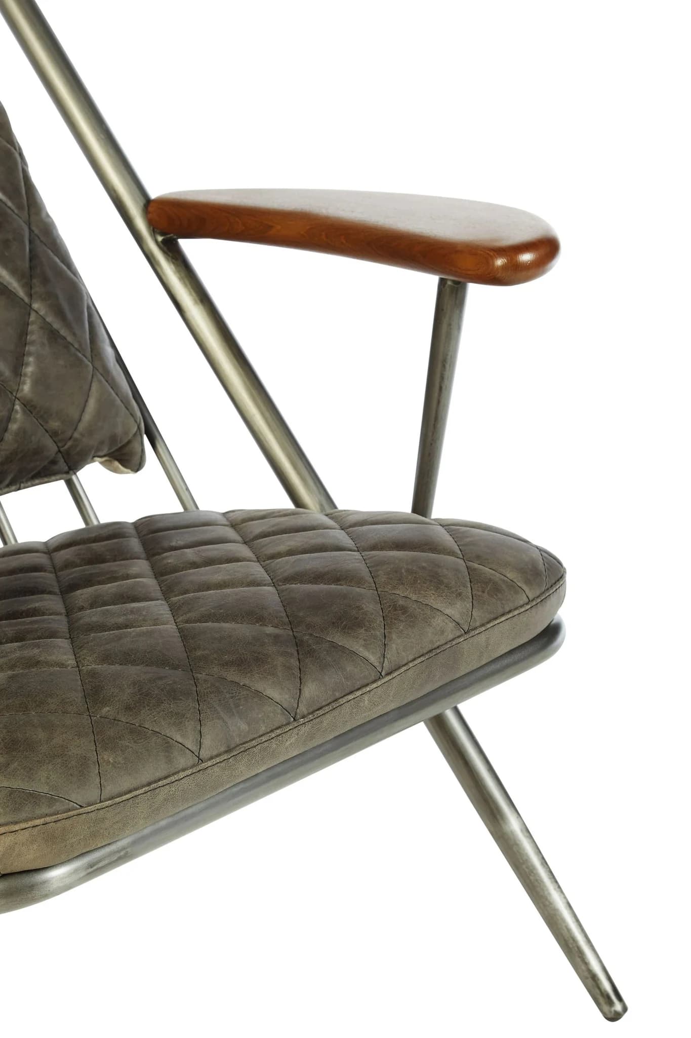 Hoxton Grey Leather High Back Chair - Seating, photo 5 of 7