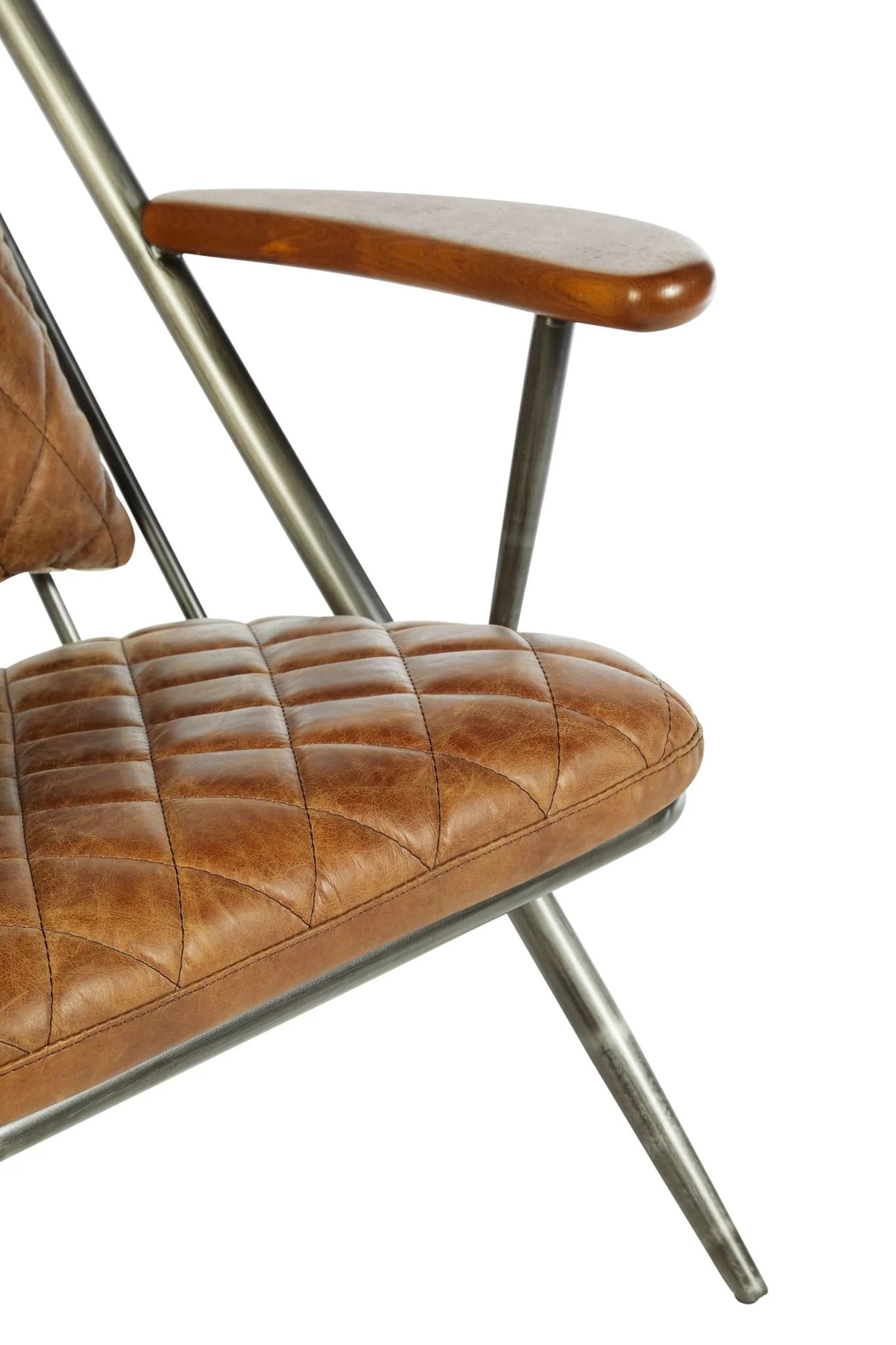 Hoxton Light Brown Leather High Back Chair - Seating, photo 5 of 7