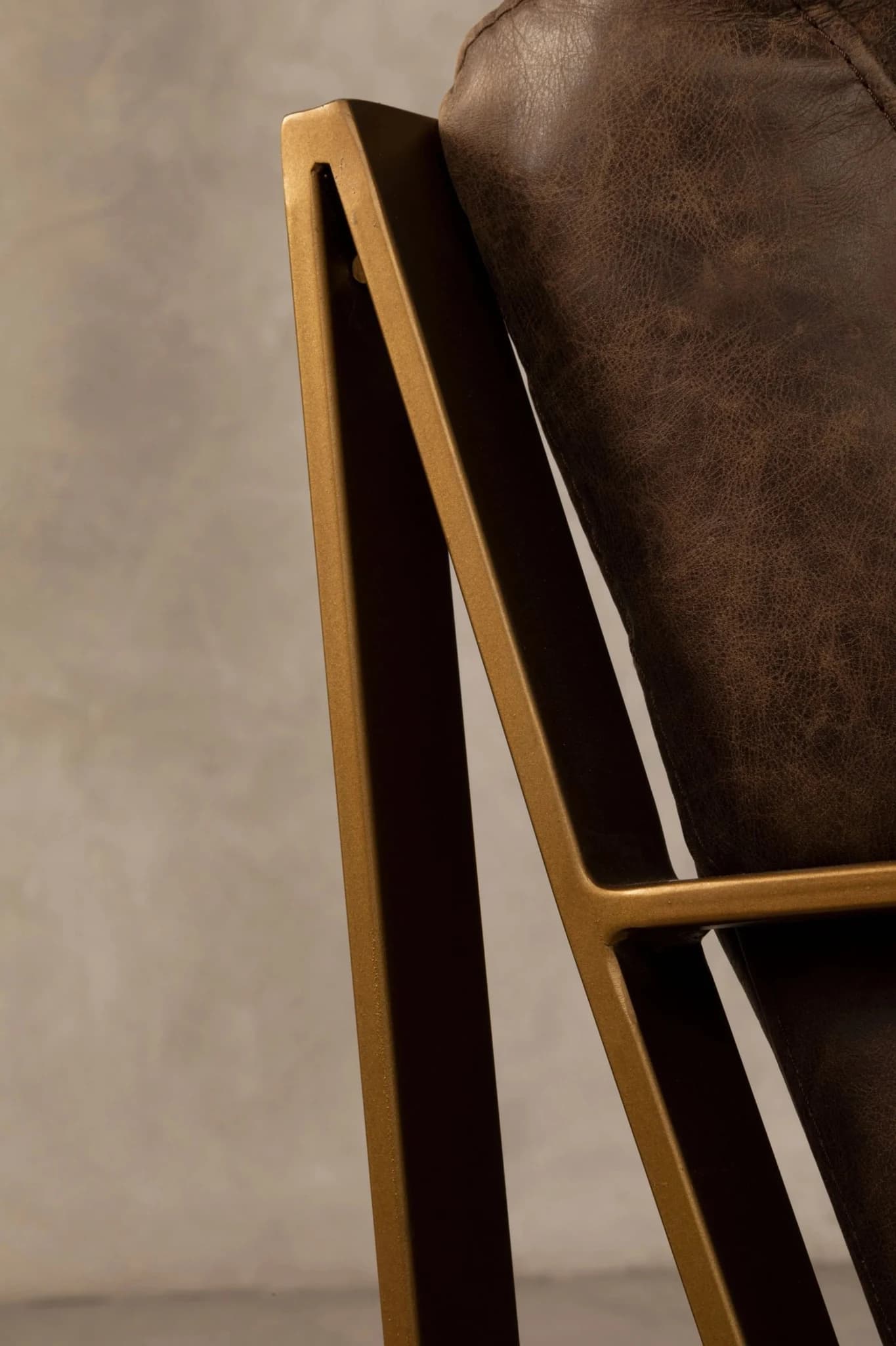Hoxton Brown Leather Lounge Chair with Headrest - Seating, photo 2 of 8
