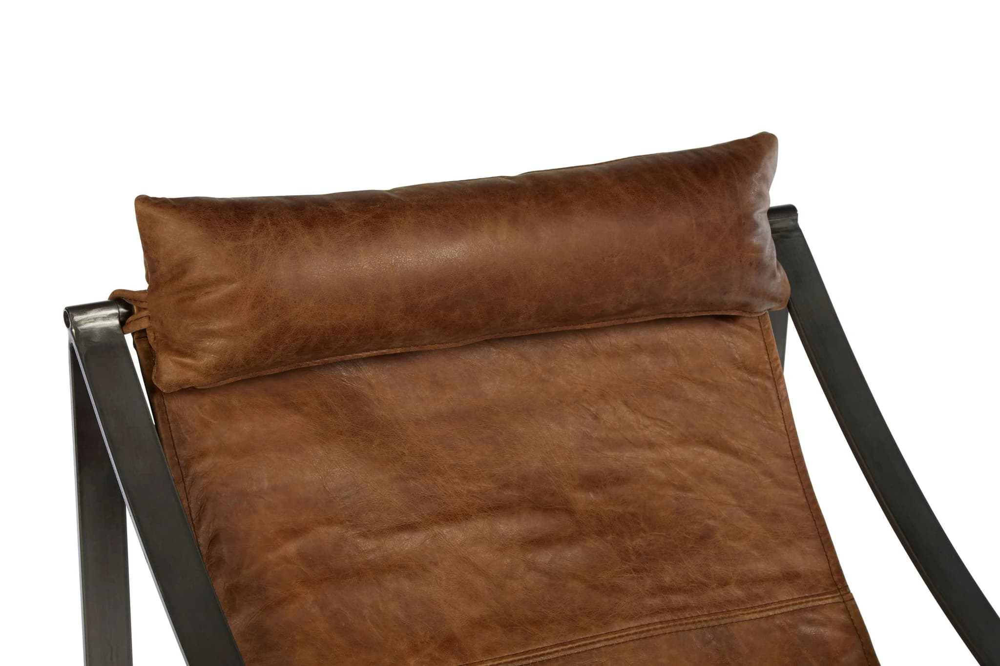 Hoxton Light Brown Leather Sling Chair - Seating, photo 6 of 6