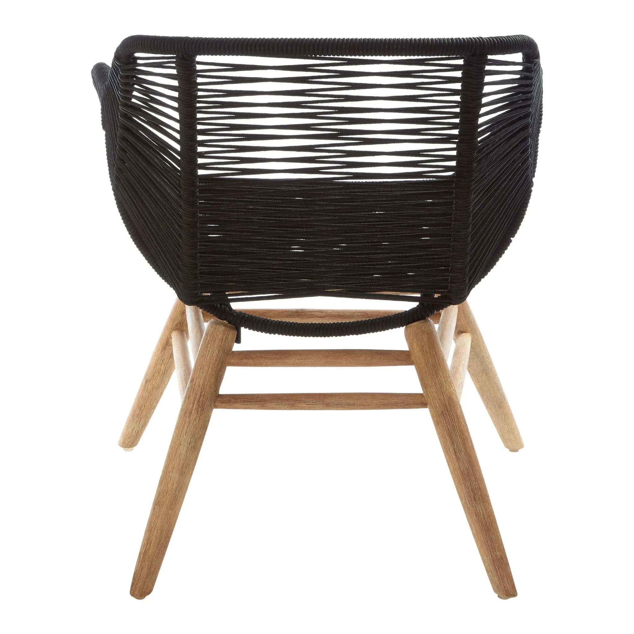 Sisal Black Rope Armchair - Seating, photo 4 of 8