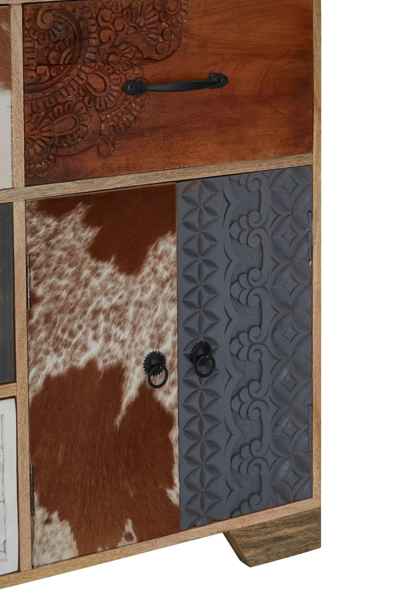 Marwar Mango Wood and Leather Sideboard - Bookcases & shelving, photo 6 of 8