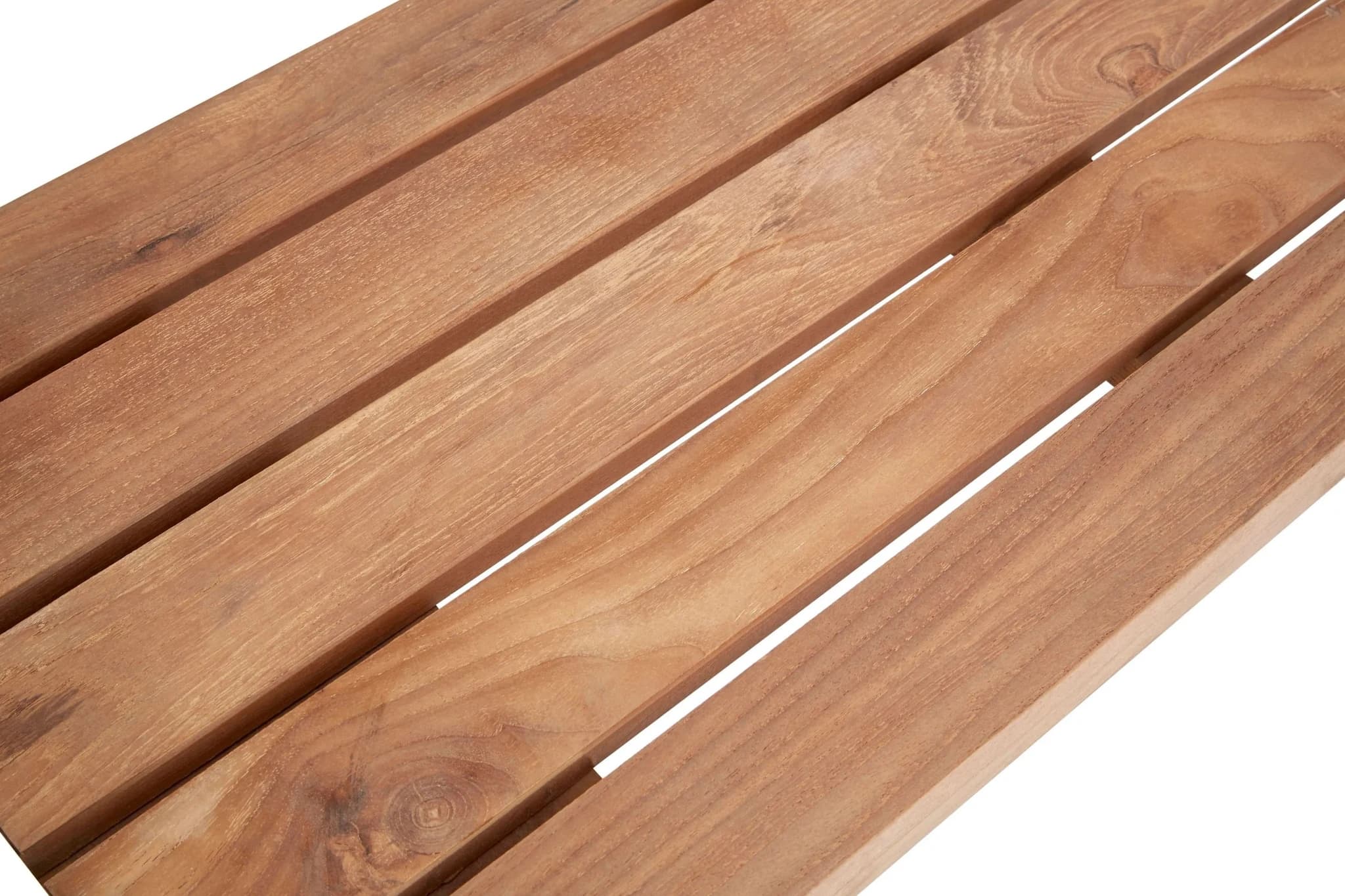 Nandri Slatted Teak Wood Bench - Seating, photo 5 of 7